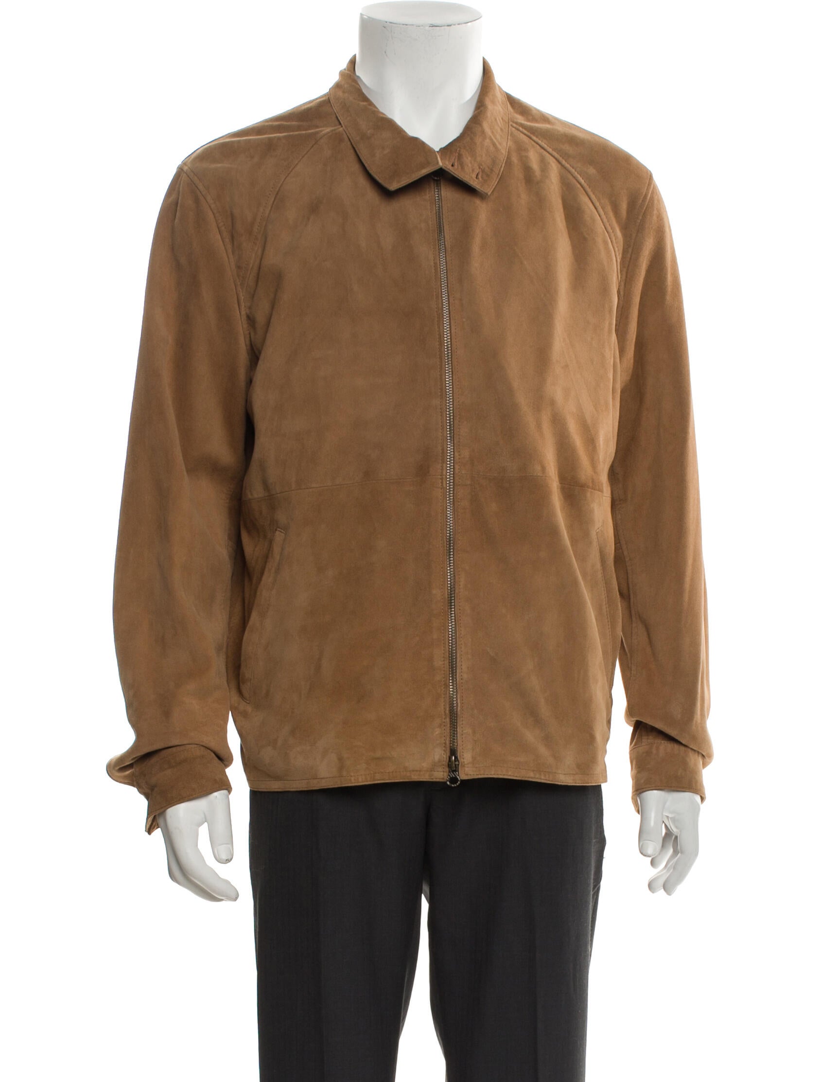 Billy Reid Suede Trucker Jacket