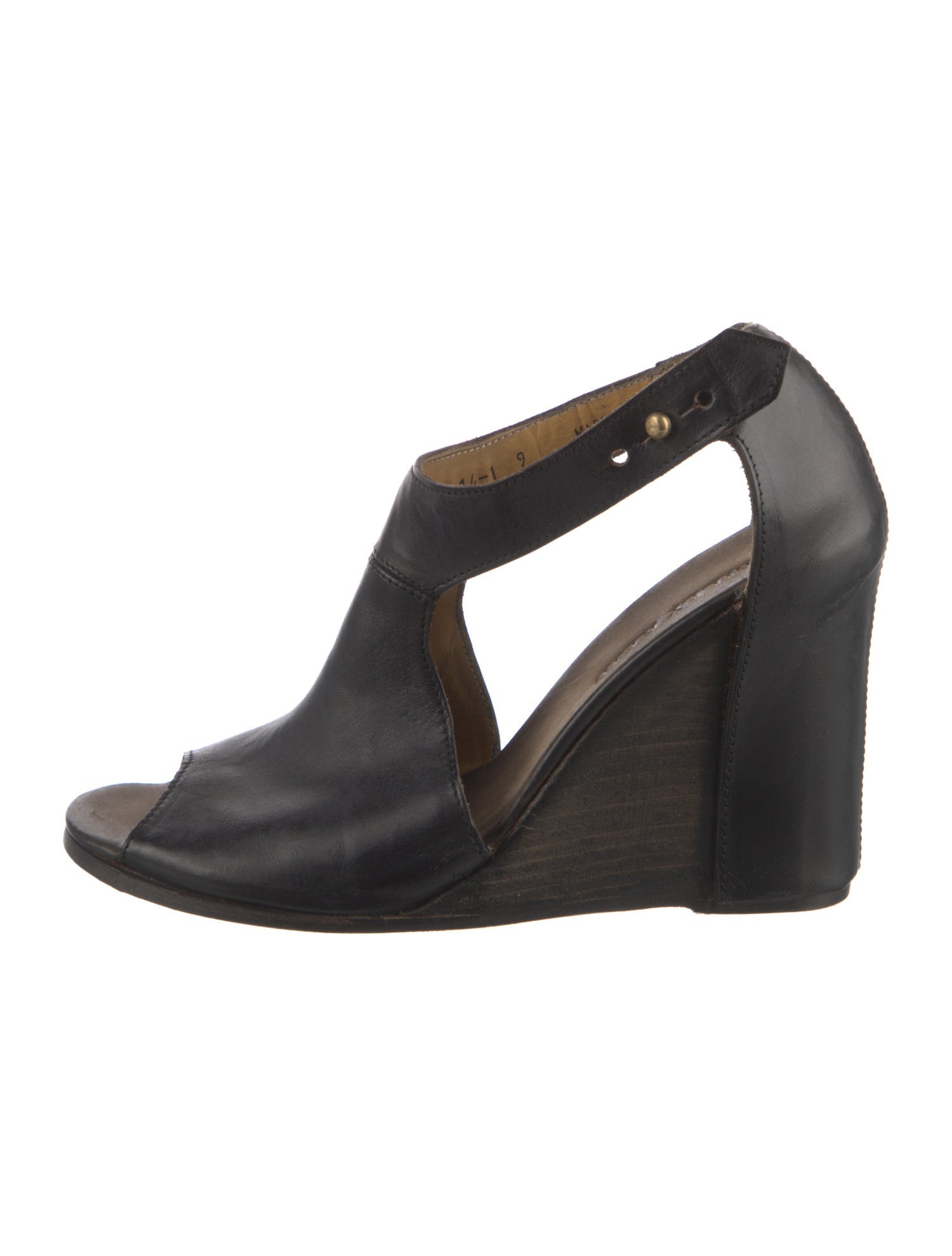 Billy Reid Leather T-Strap Sandals