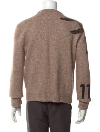 Billy Reid Graphic Print Crew Neck Pullover