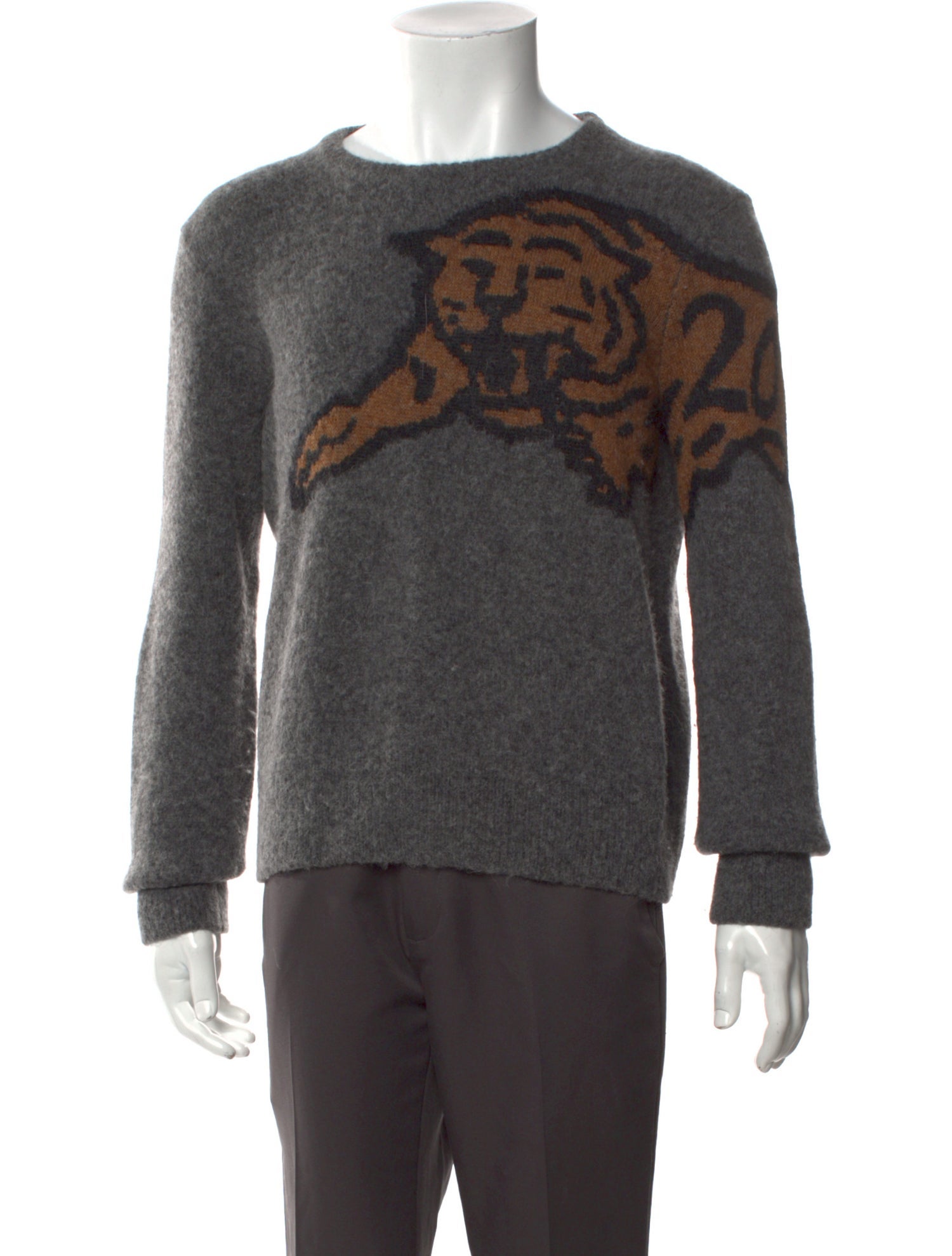 Billy Reid Graphic Print Crew Neck Pullover