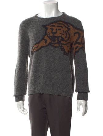 Billy Reid Graphic Print Crew Neck Pullover