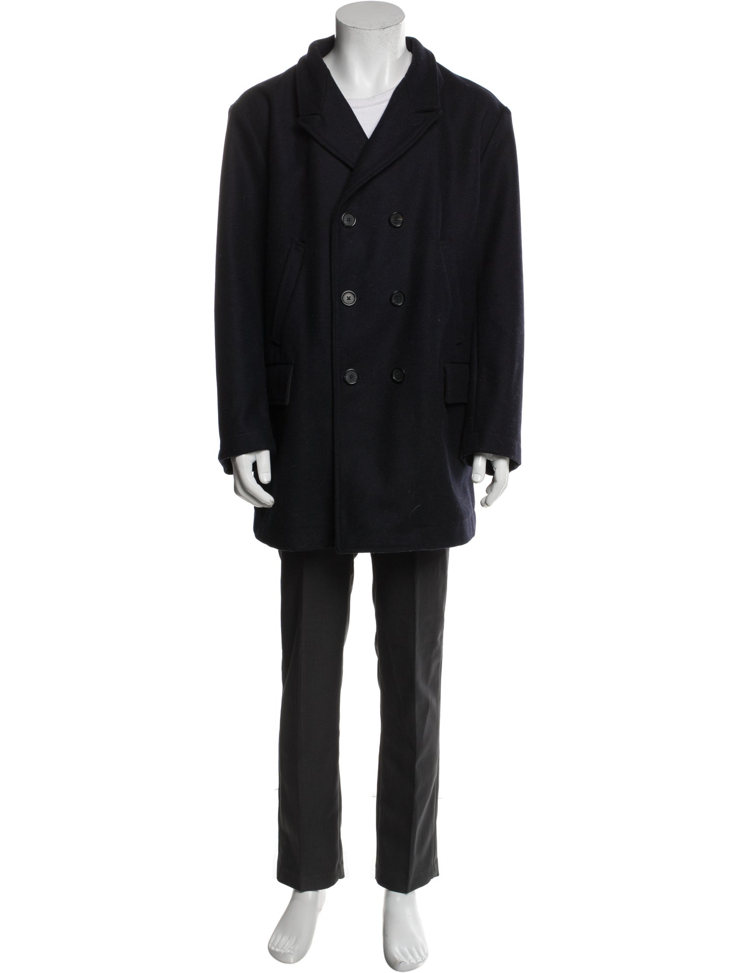 Billy Reid Wool Overcoat