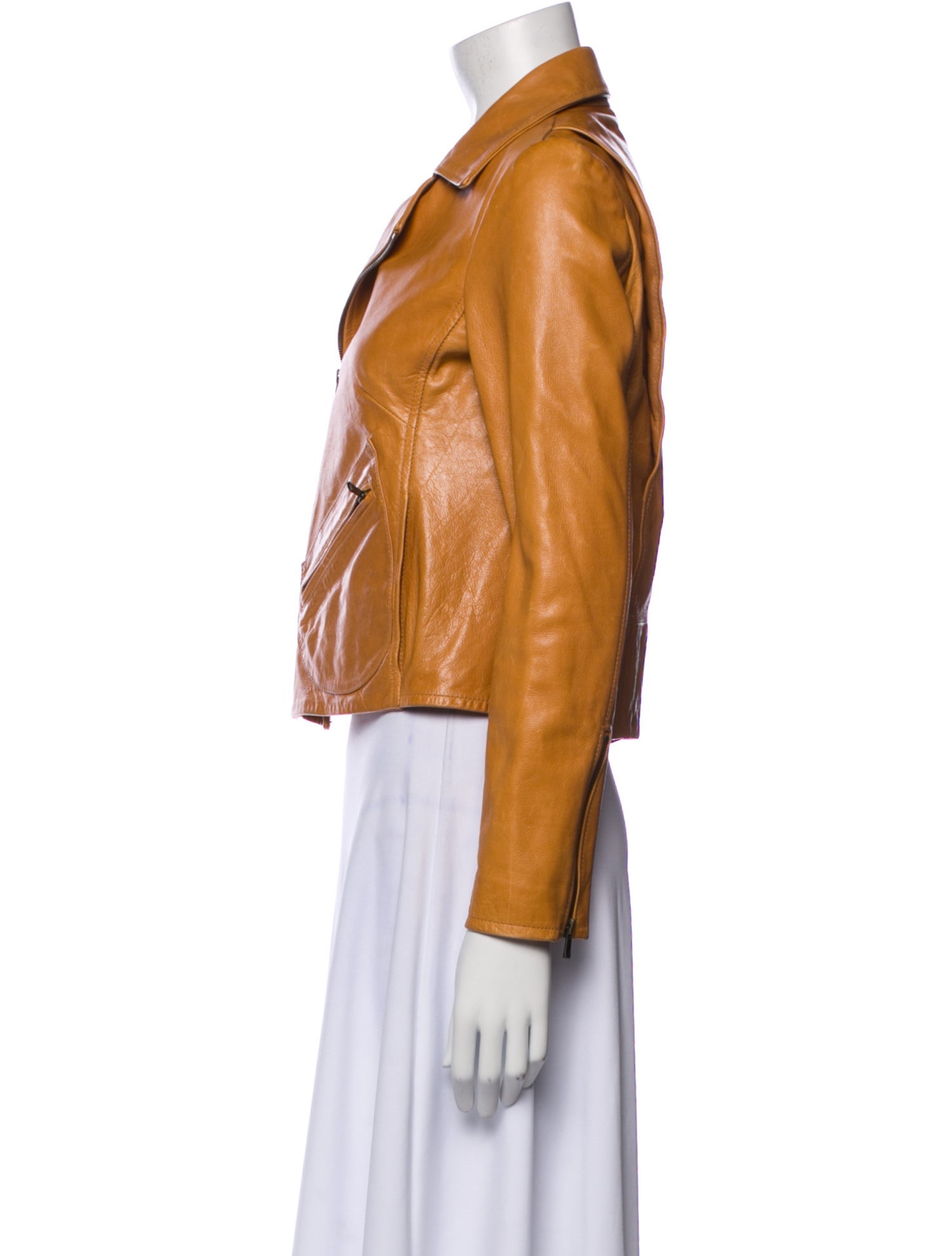 Billy Reid Lambskin Biker Jacket
