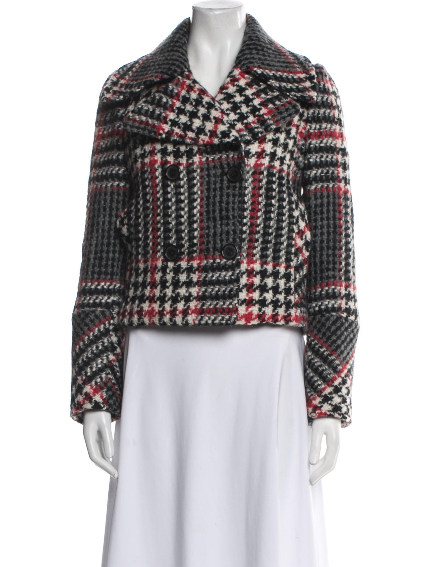 Billy Reid Wool Houndstooth Print Jacket w/ Tags