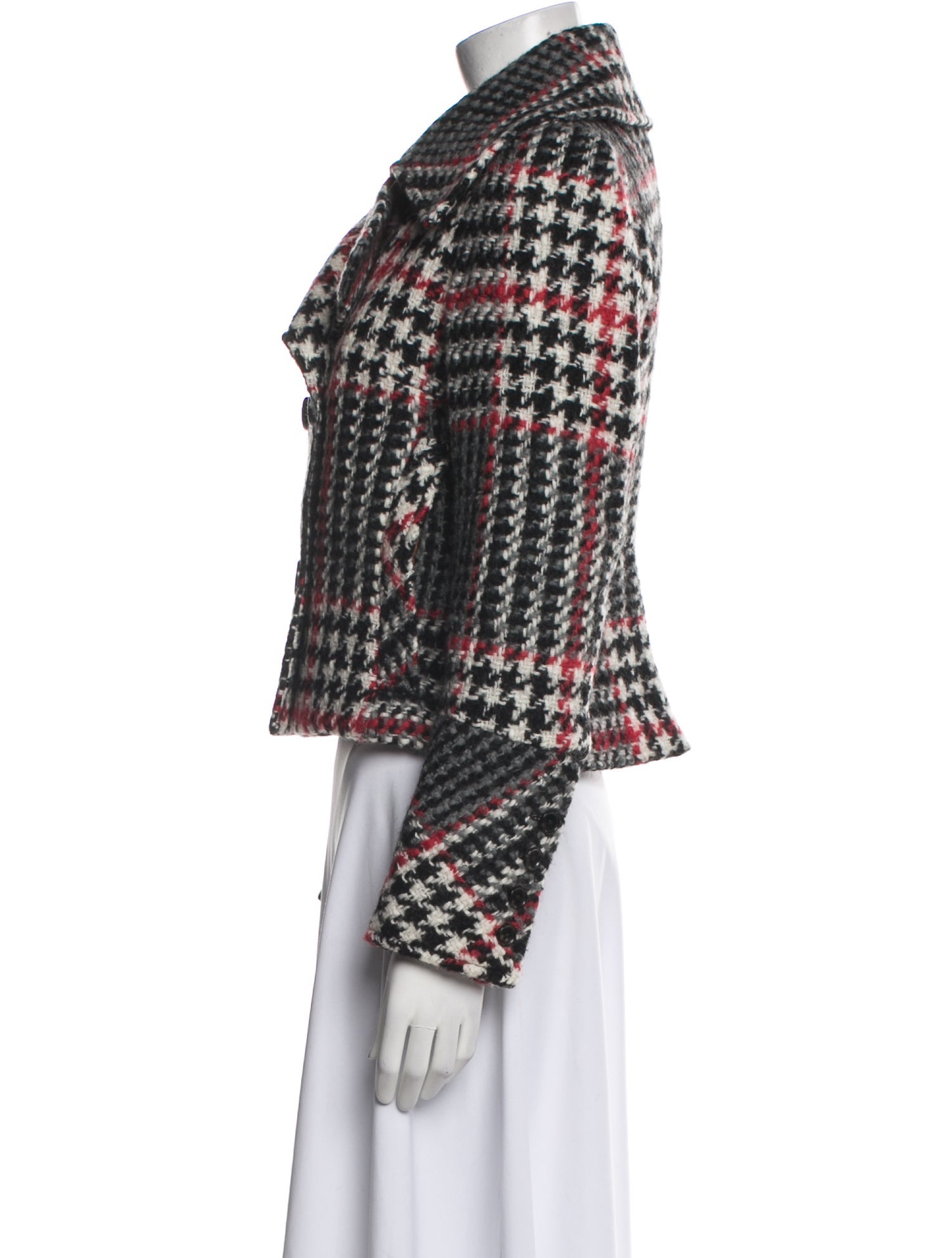 Billy Reid Wool Houndstooth Print Jacket w/ Tags