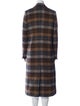 Billy Reid Wool Plaid Print Coat