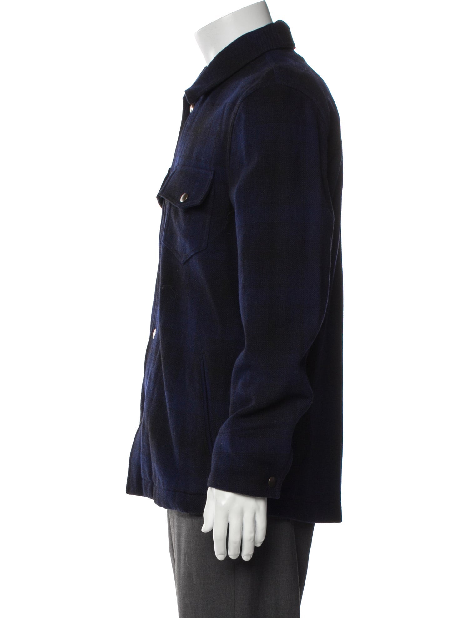 Billy Reid Wool Trucker Jacket