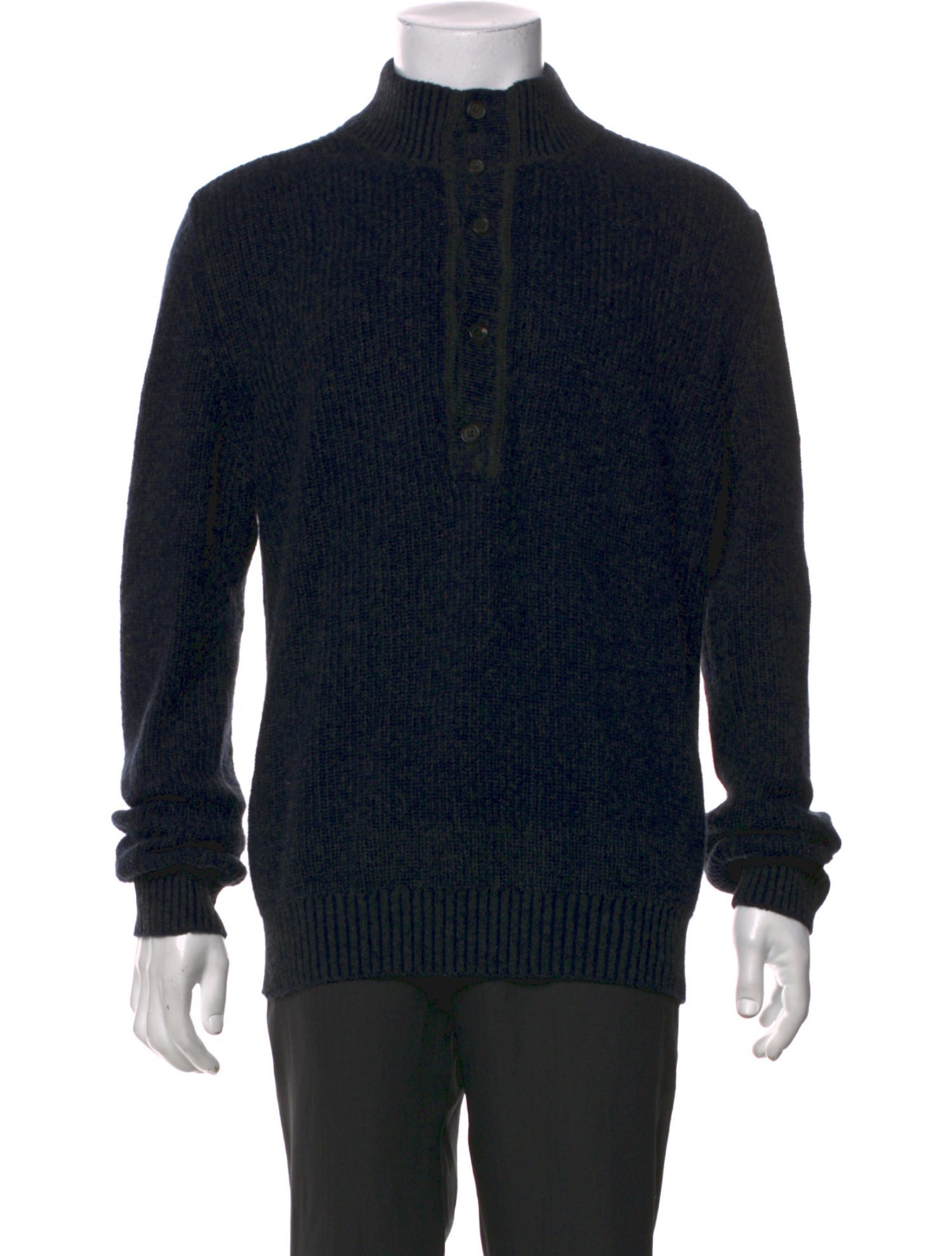 Billy Reid Cashmere Mock Neck Pullover