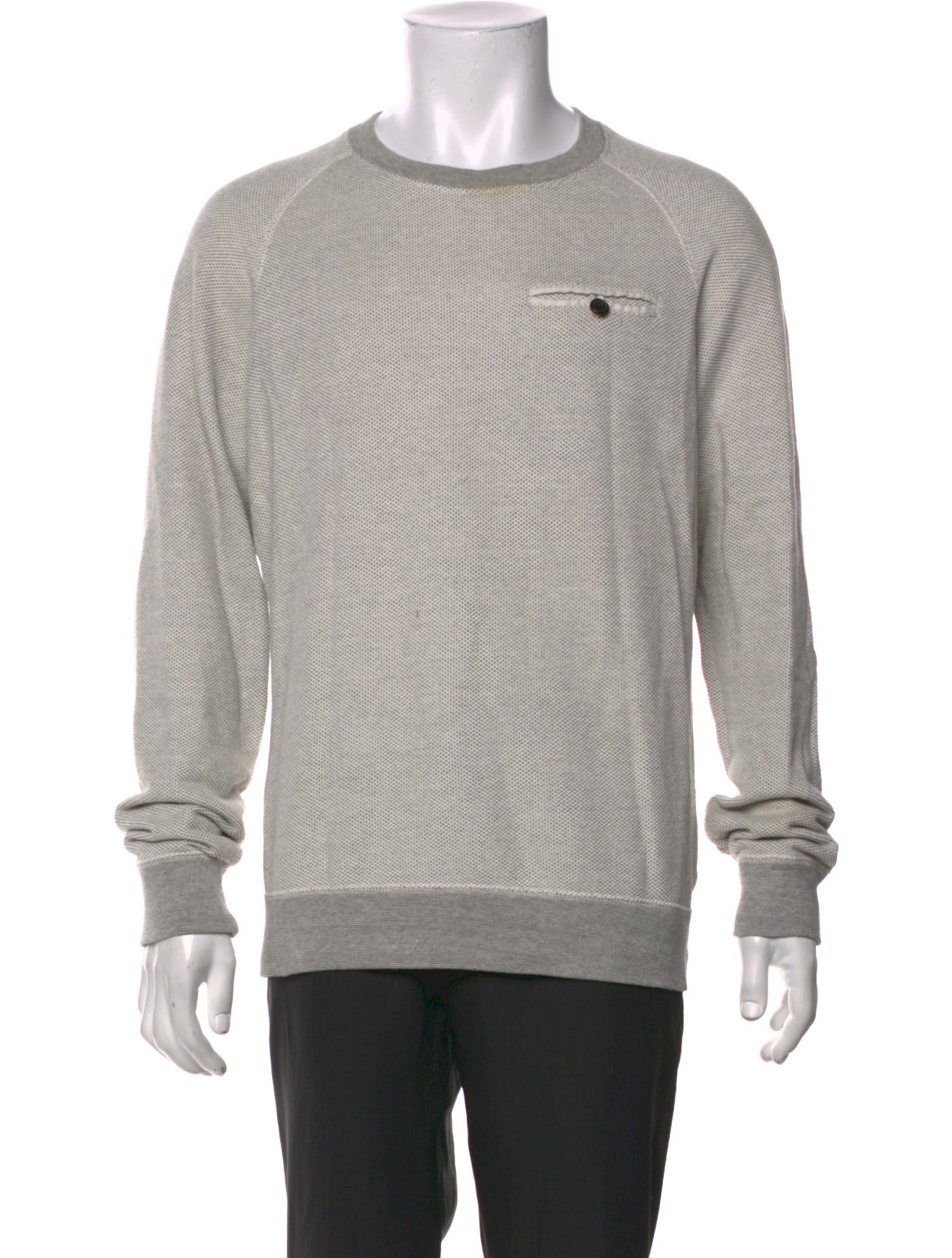 Billy Reid Crew Neck Long Sleeve Pullover
