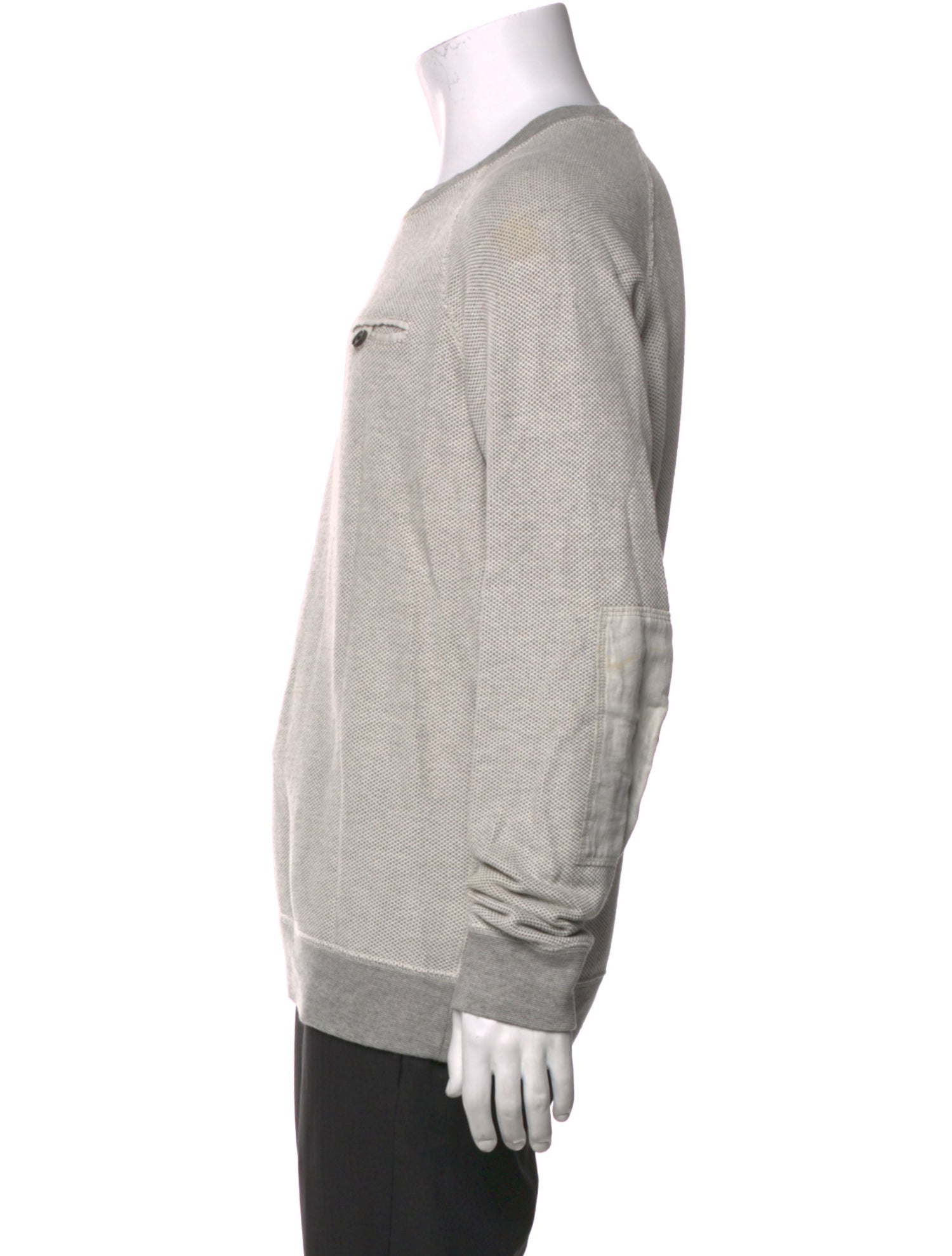 Billy Reid Crew Neck Long Sleeve Pullover