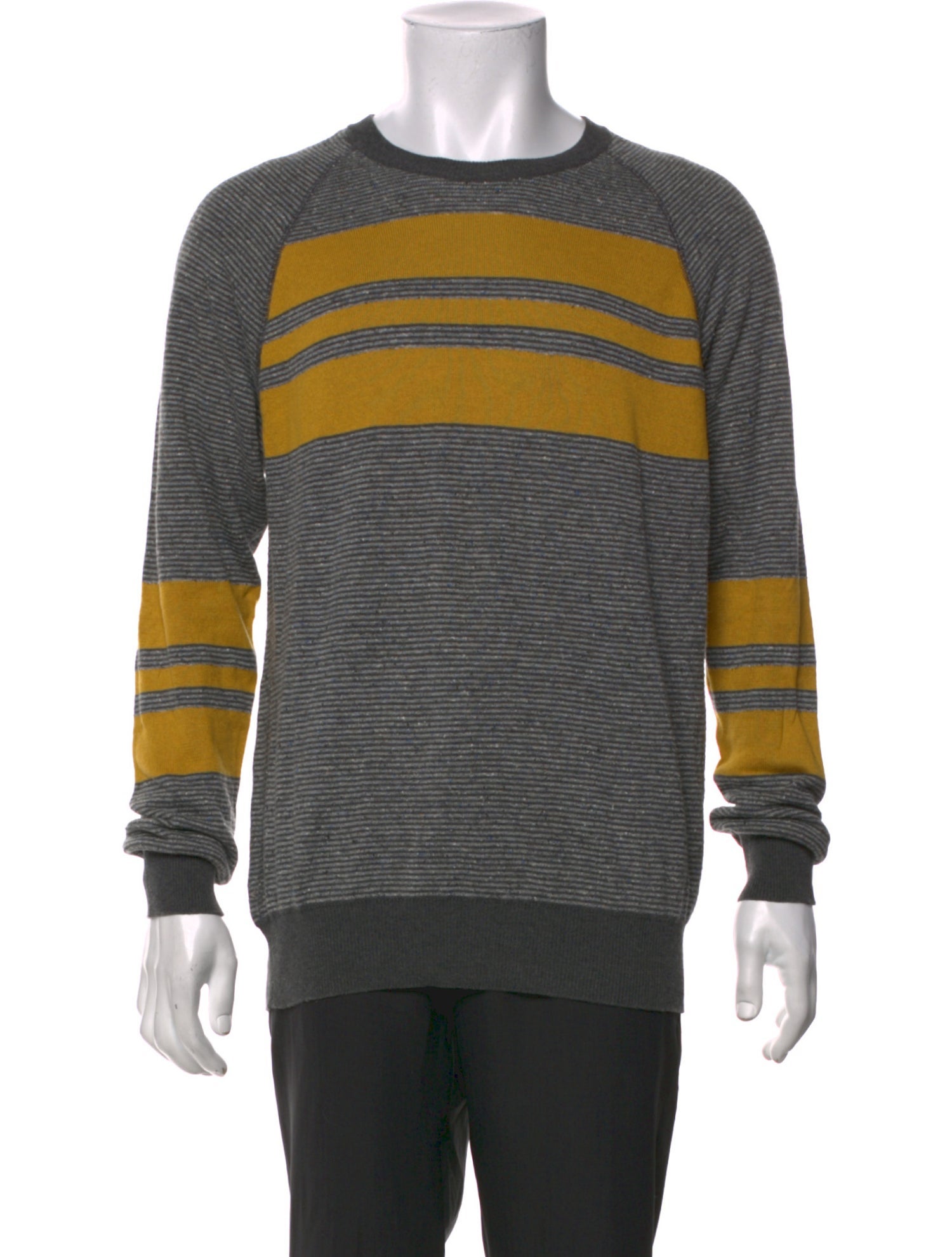 Billy Reid Striped Crew Neck Pullover
