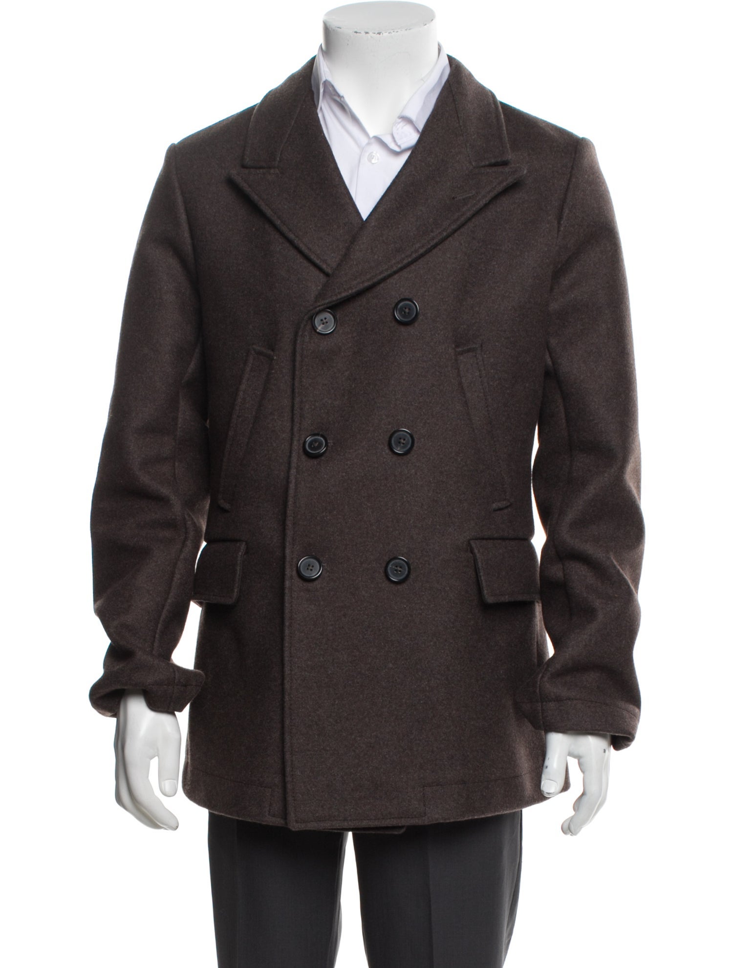 Billy Reid Wool Peacoat