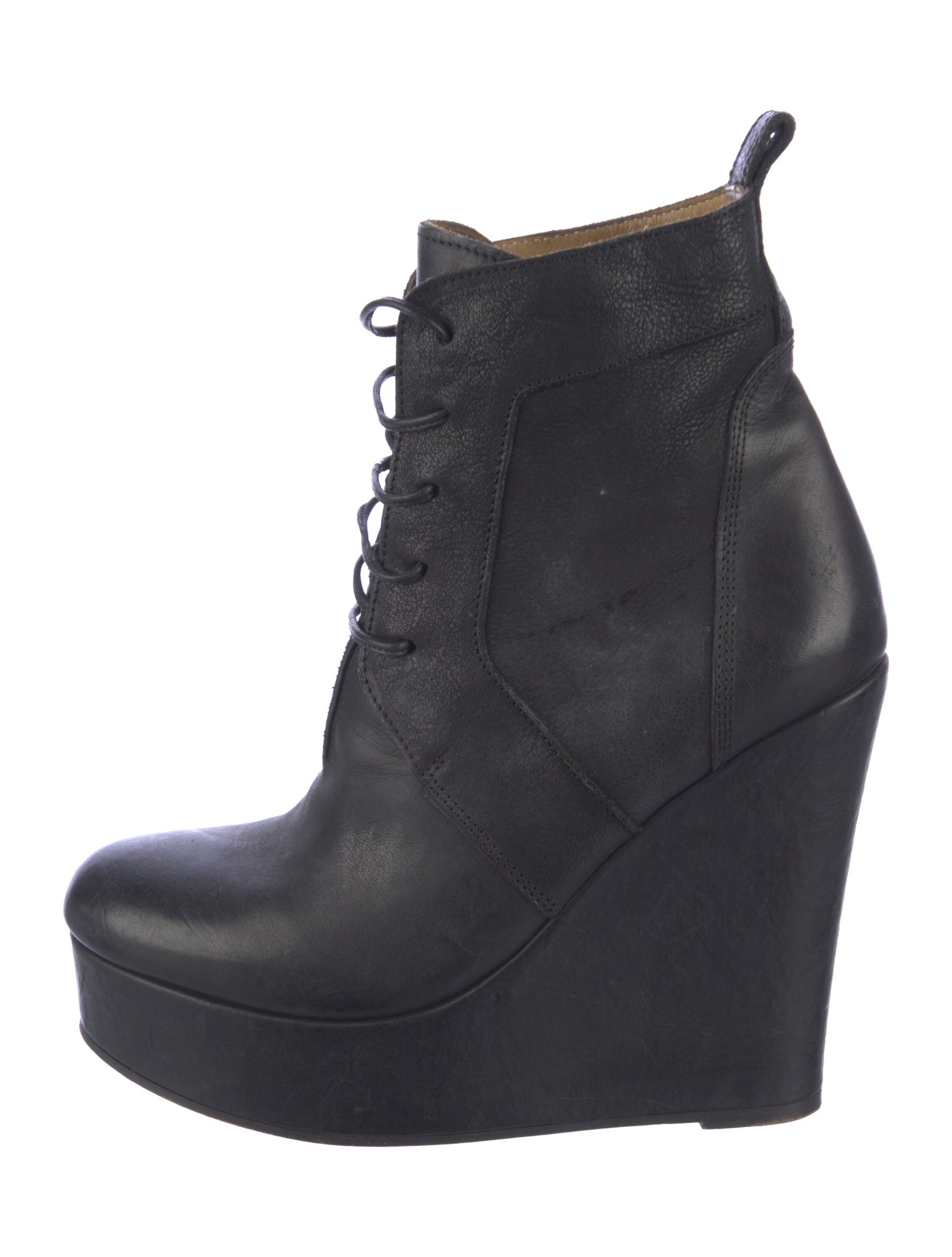 Billy Reid Leather Lace-Up Boots