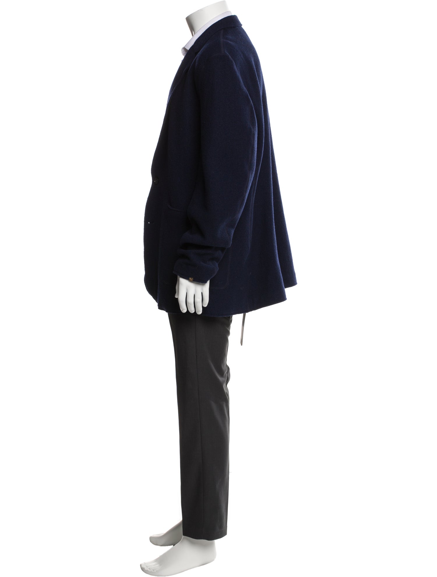 Billy Reid Virgin Wool Overcoat