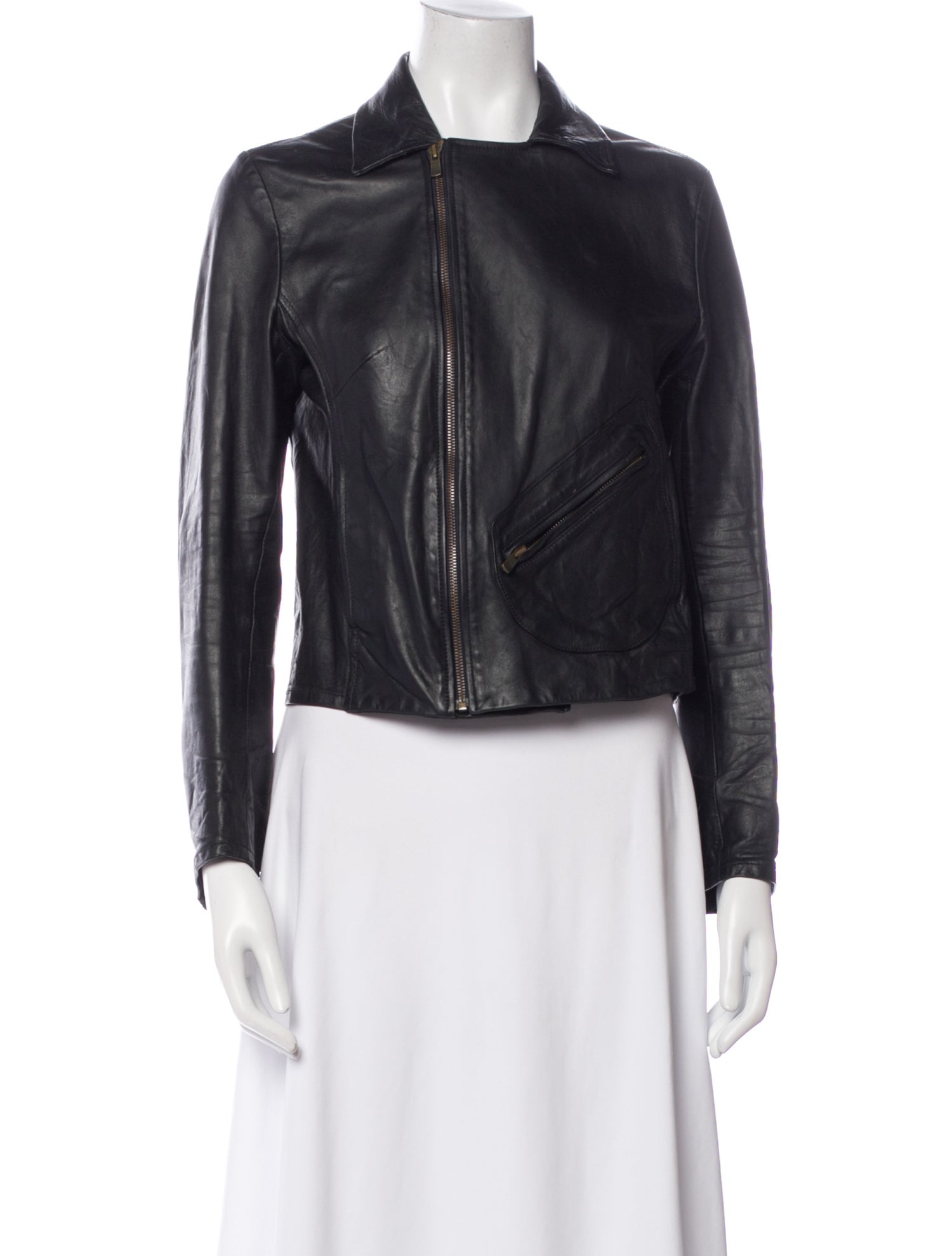 Billy Reid Leather Biker Jacket