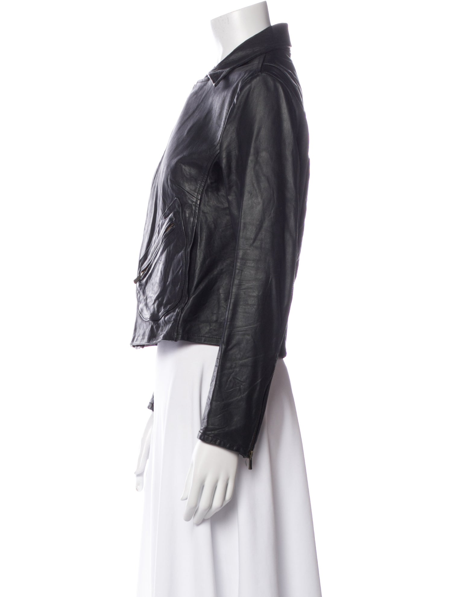 Billy Reid Leather Biker Jacket