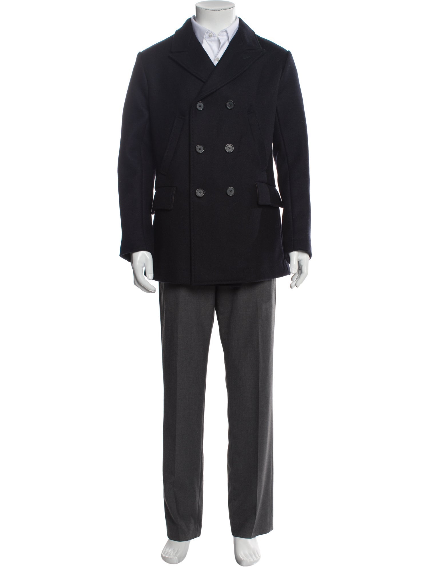 Billy Reid Wool Peacoat