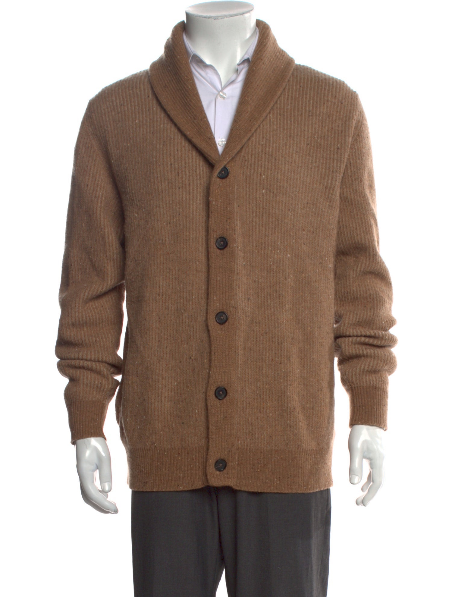 Billy Reid Wool Collar Cardigan