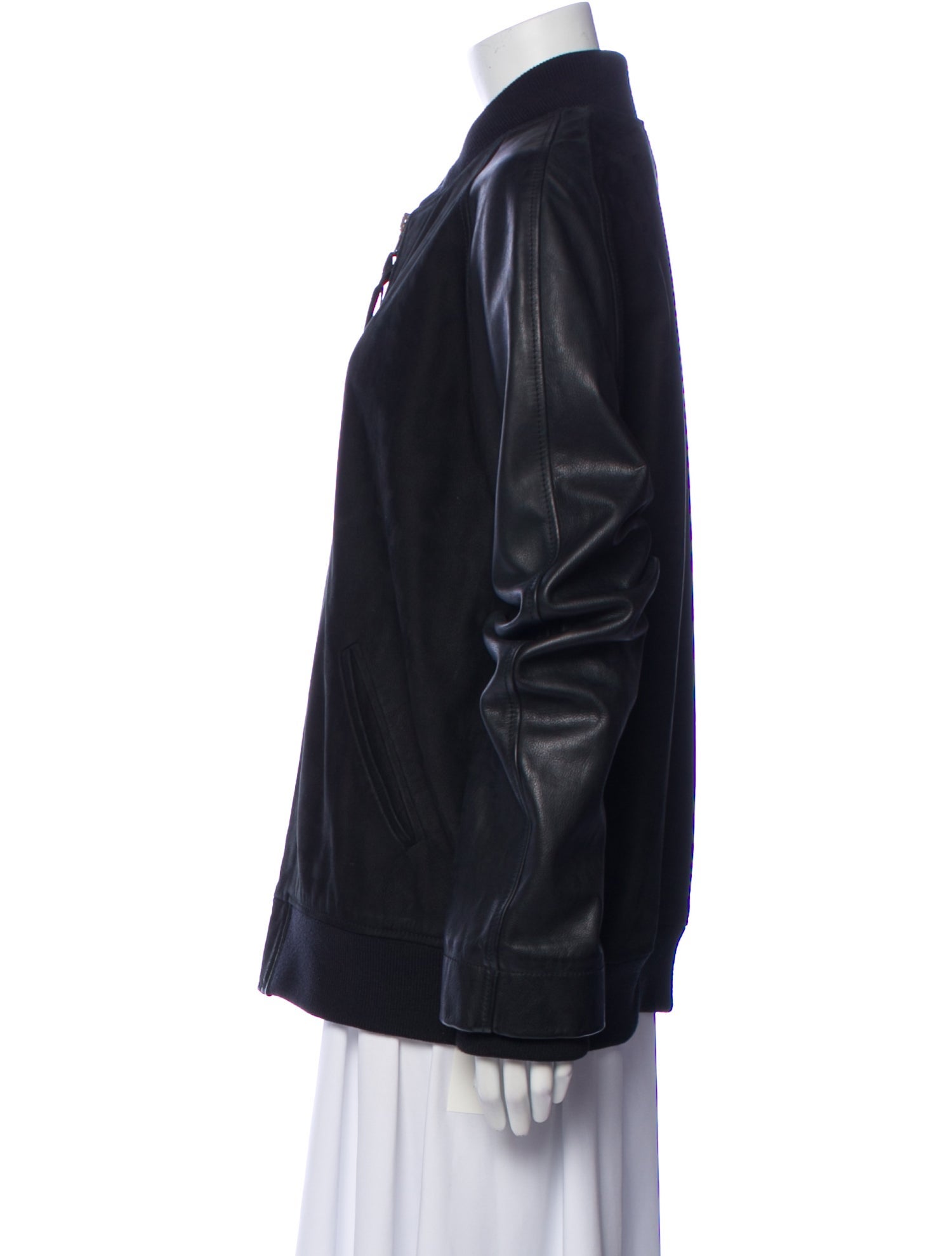 Billy Reid Calfskin Bomber Jacket