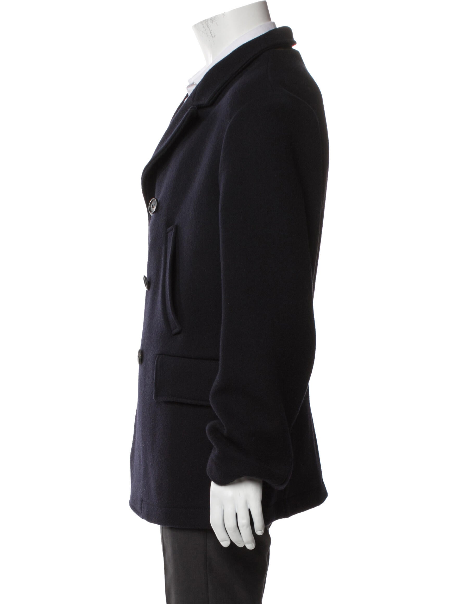 Billy Reid Virgin Wool Peacoat