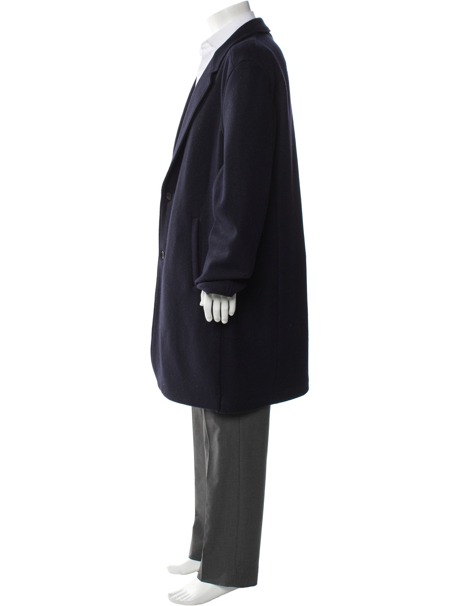Billy Reid Virgin Wool Overcoat