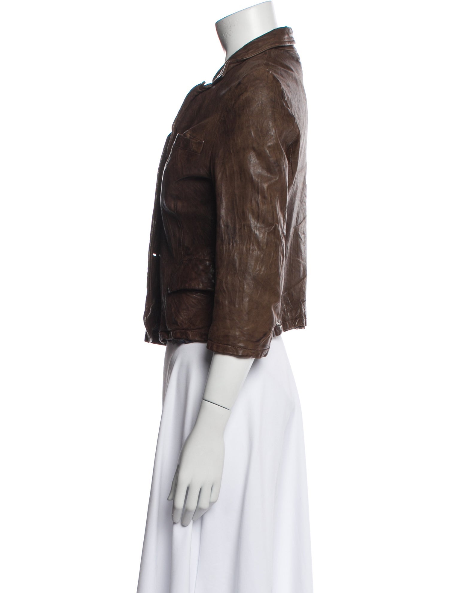Billy Reid Leather Biker Jacket