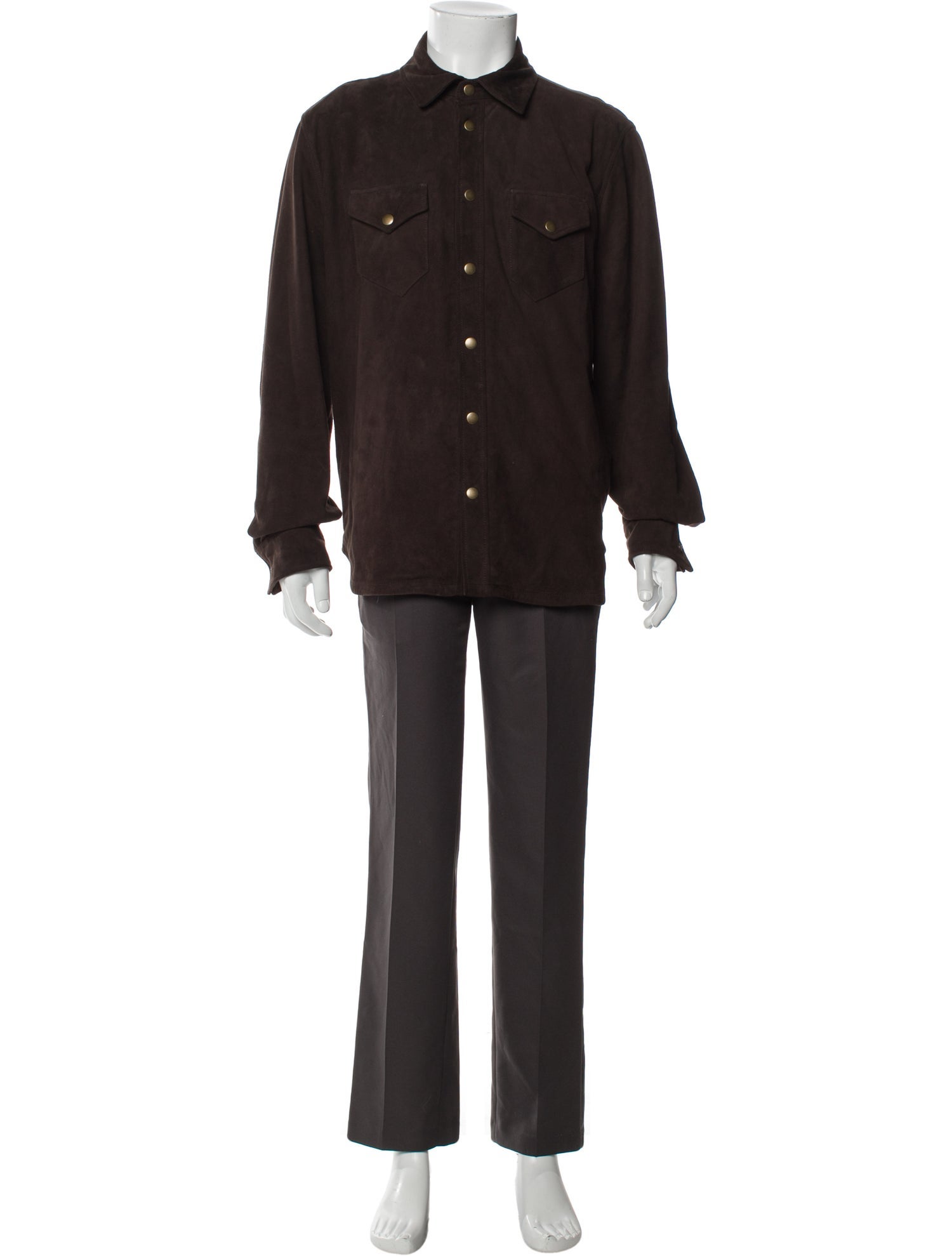 Billy Reid Suede Trench Coat