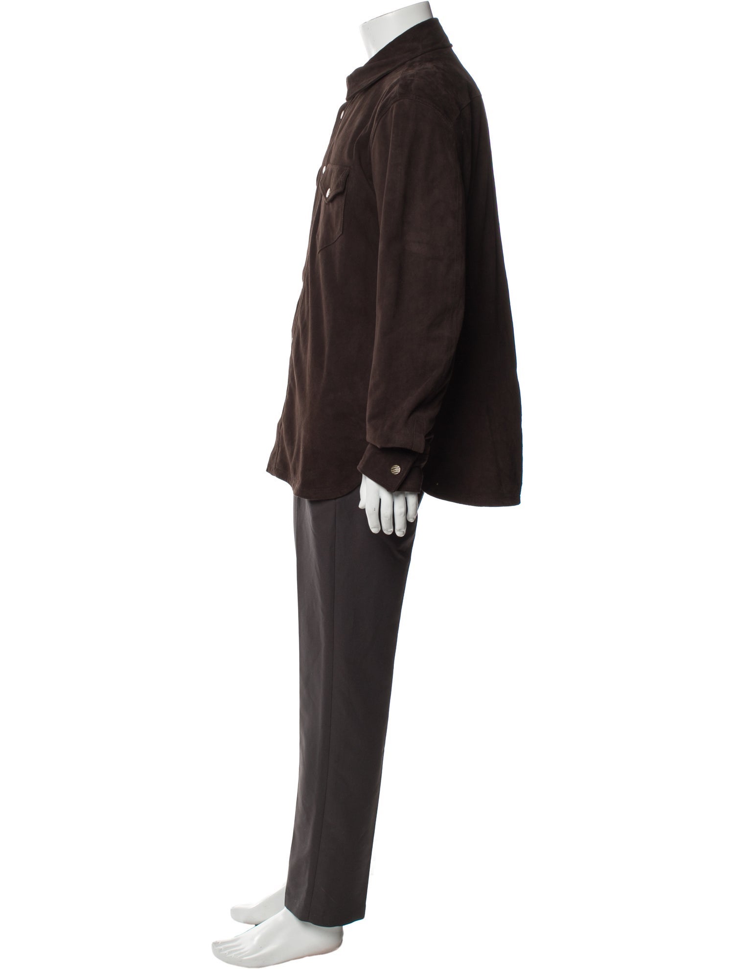 Billy Reid Suede Trench Coat