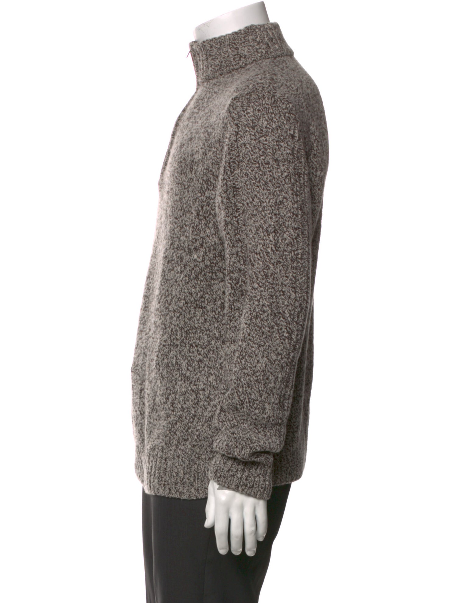 Billy Reid Cashmere Turtleneck Polo Sweater