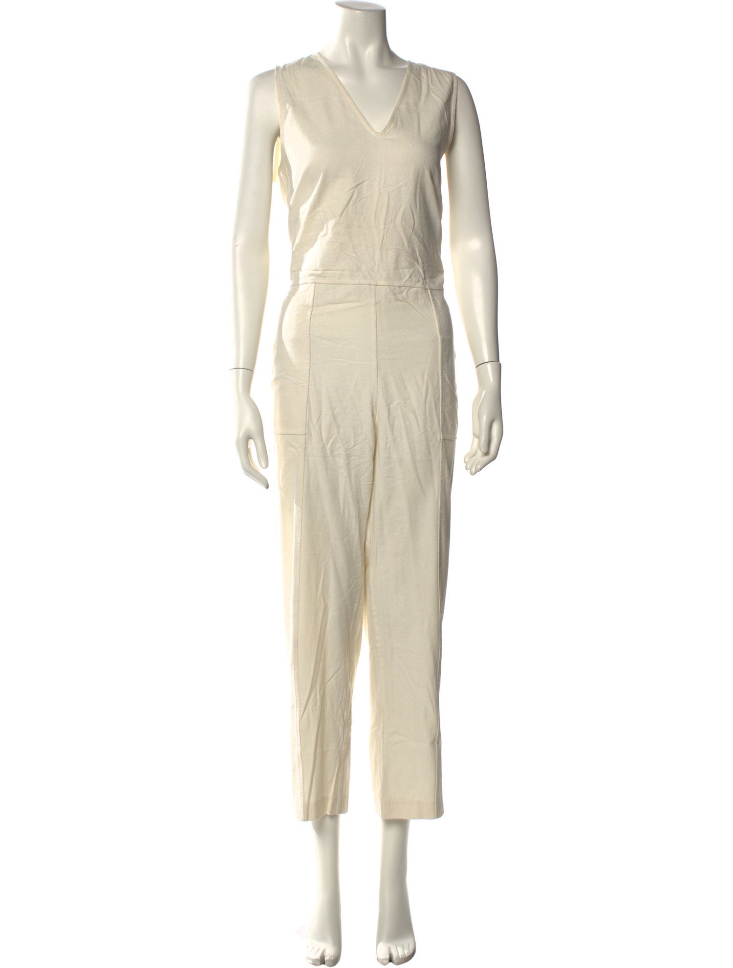 Billy Reid Silk V-Neck Jumpsuit