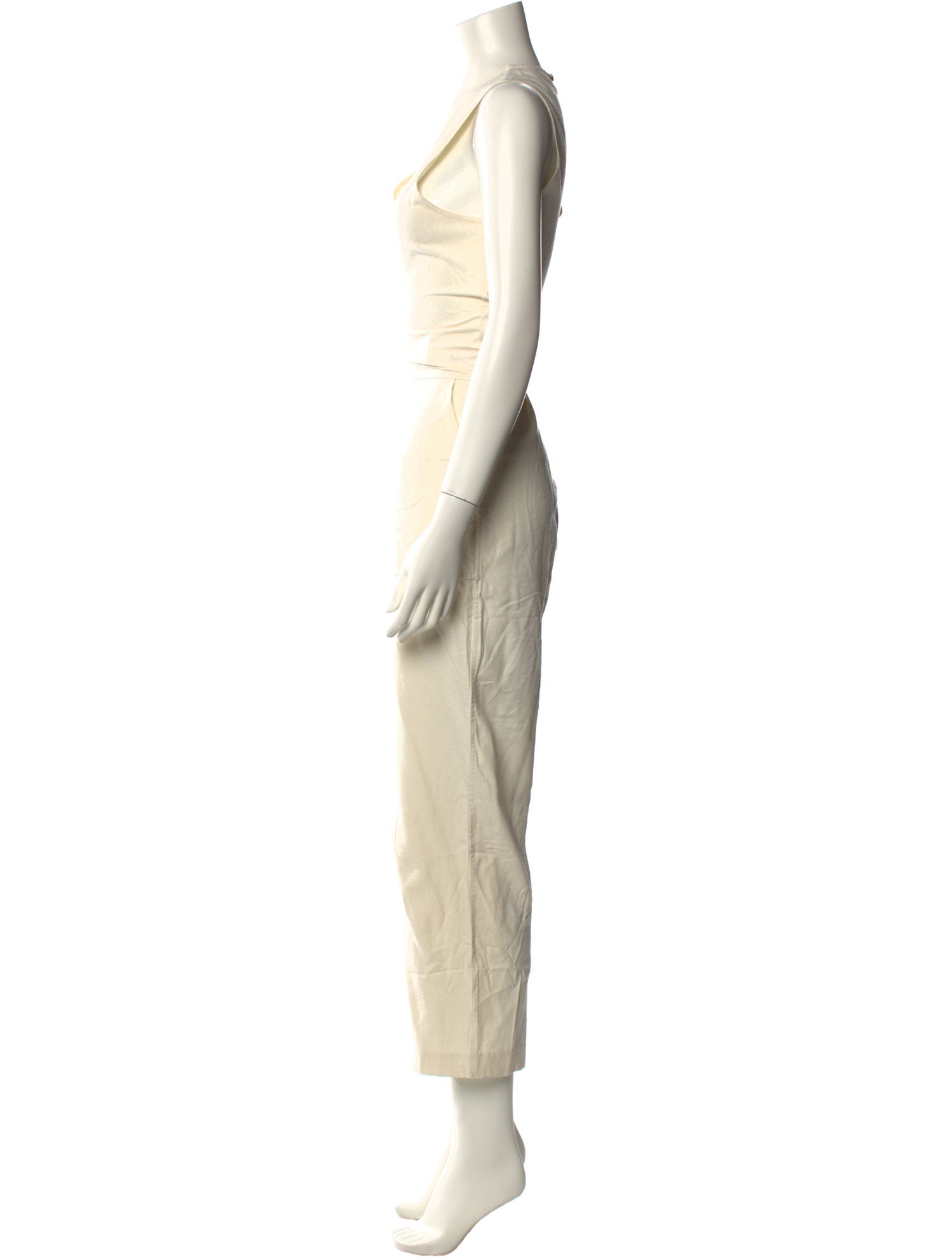 Billy Reid Silk V-Neck Jumpsuit