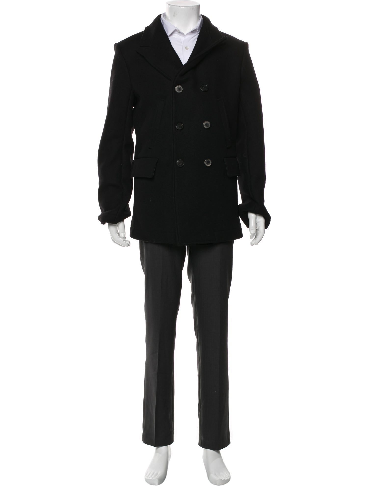 Billy Reid Wool Peacoat