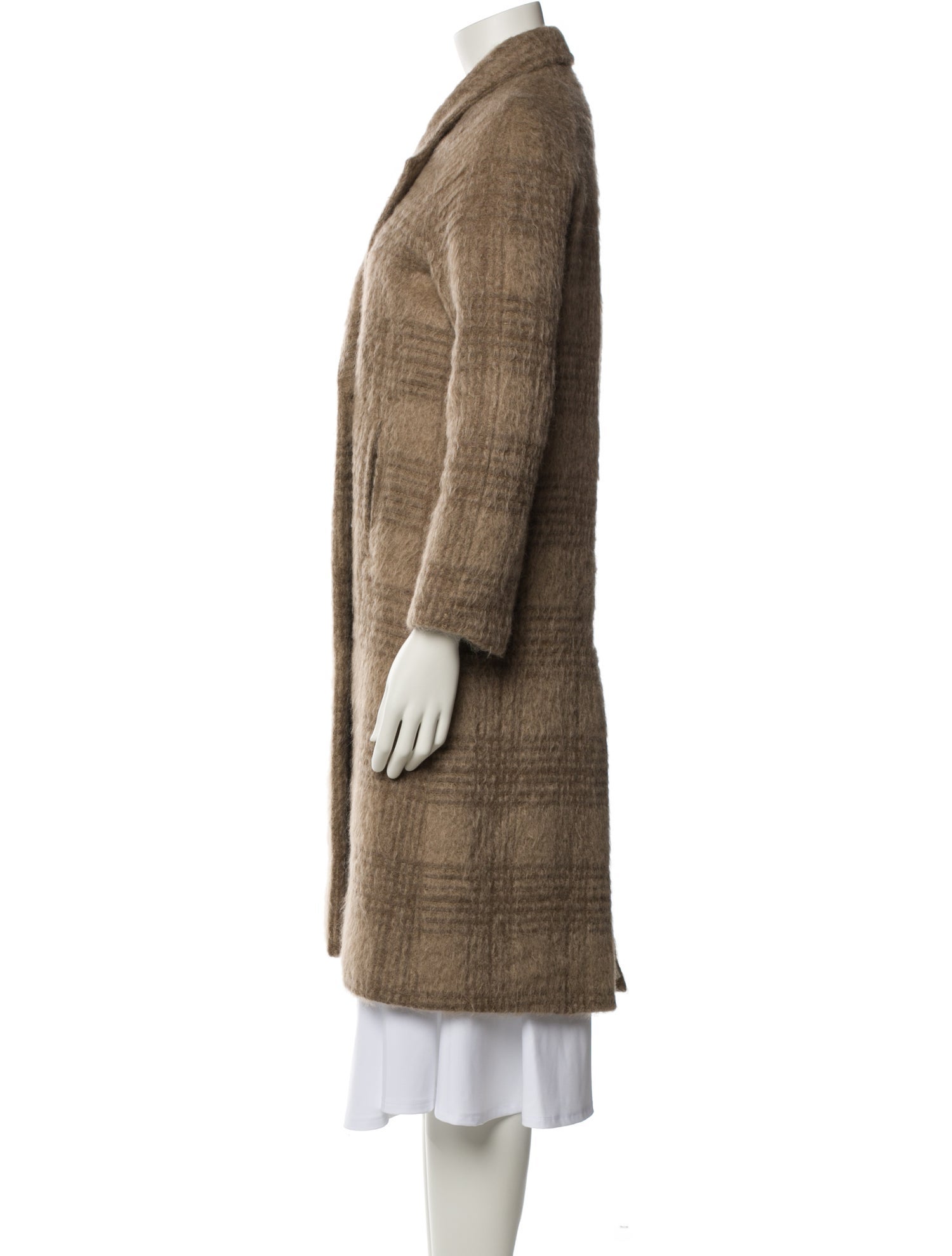 Billy Reid Plaid Print Coat