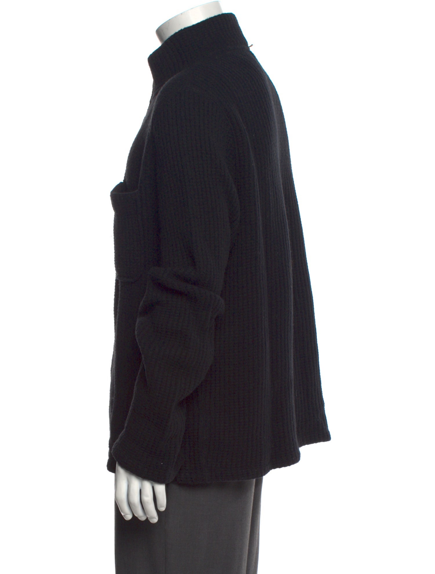 Billy Reid Mock Neck Long Sleeve Cardigan