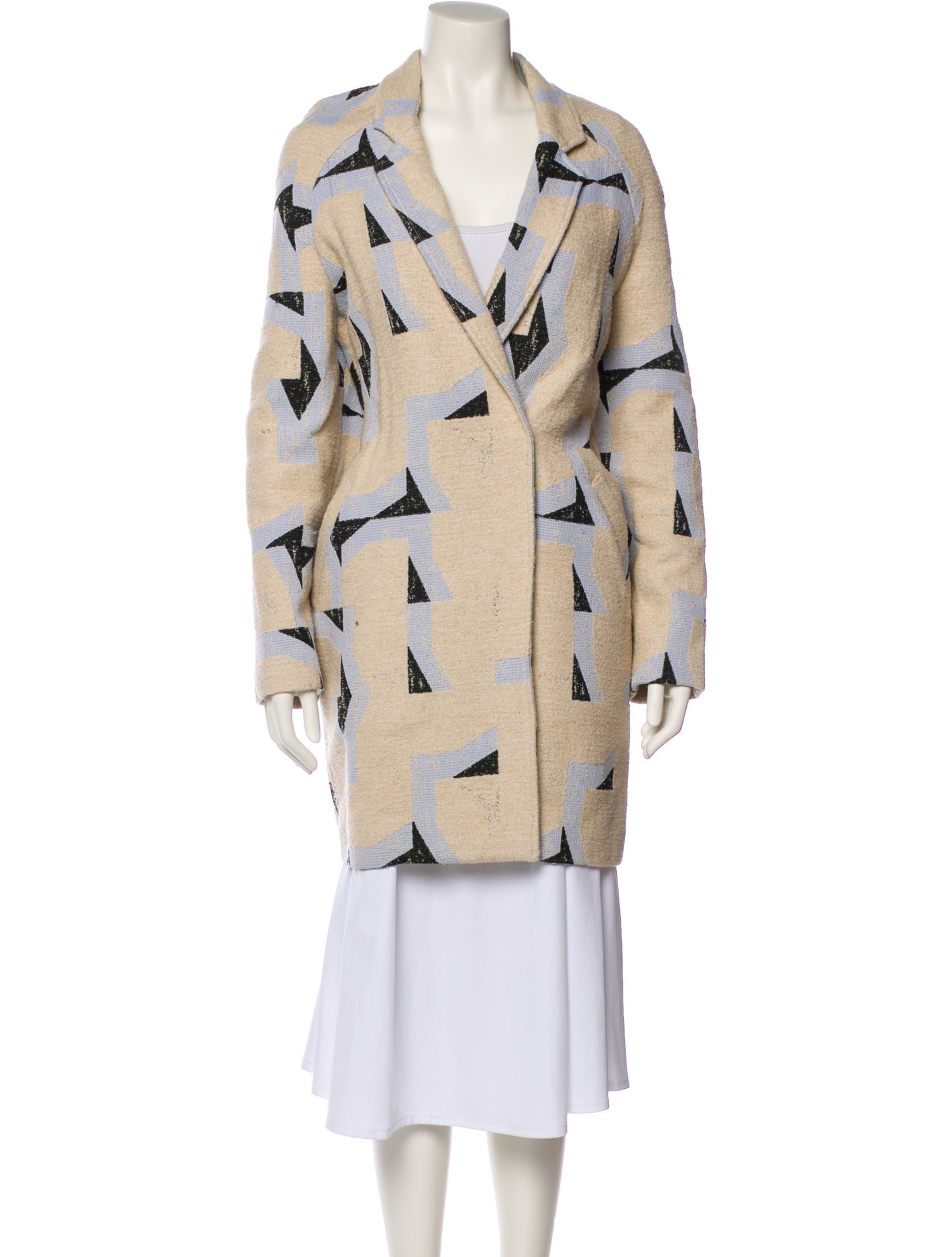 Billy Reid Printed Trench Coat