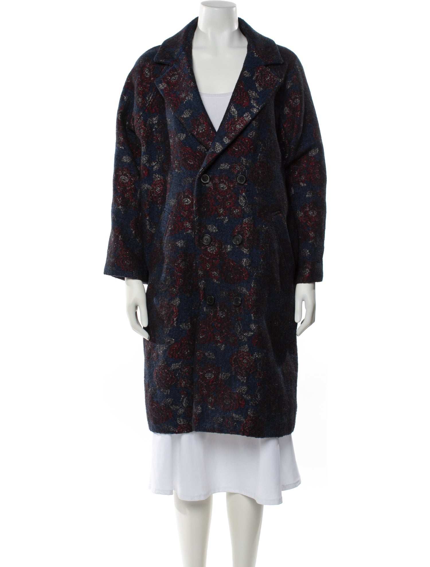 Billy Reid Floral Print Coat