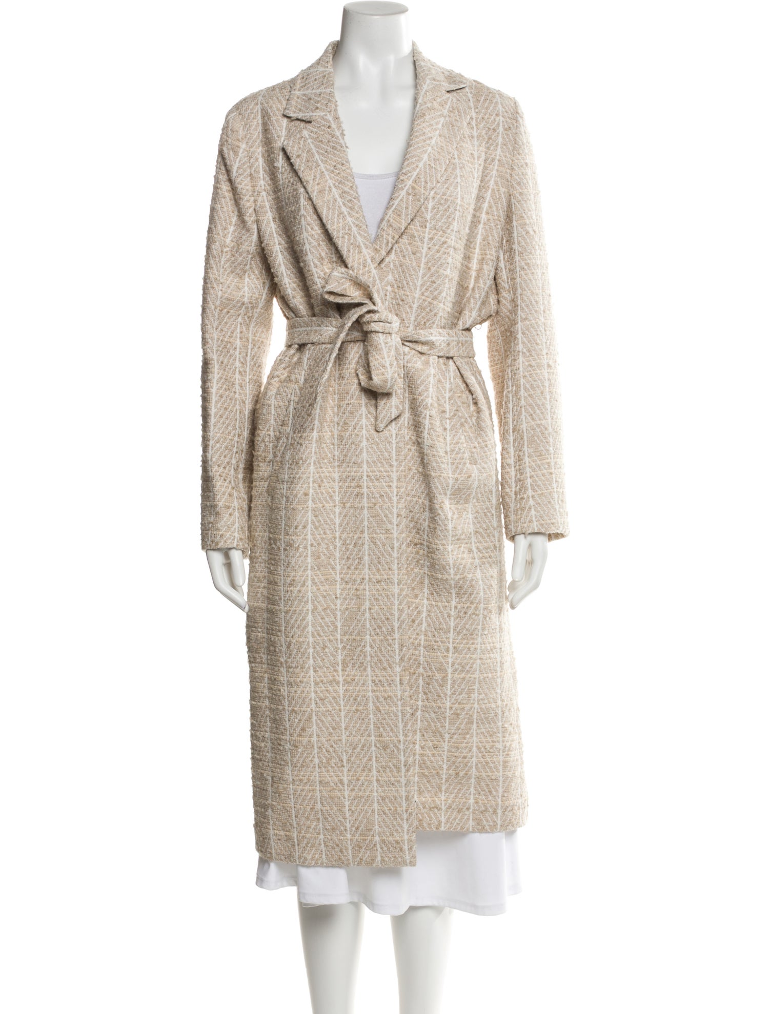 Billy Reid Printed Faux Fur Coat