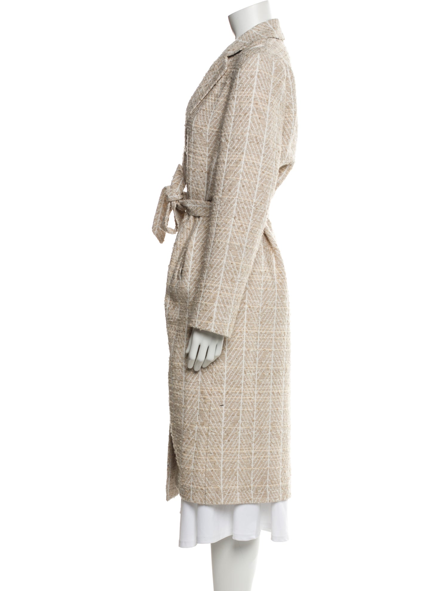 Billy Reid Printed Faux Fur Coat