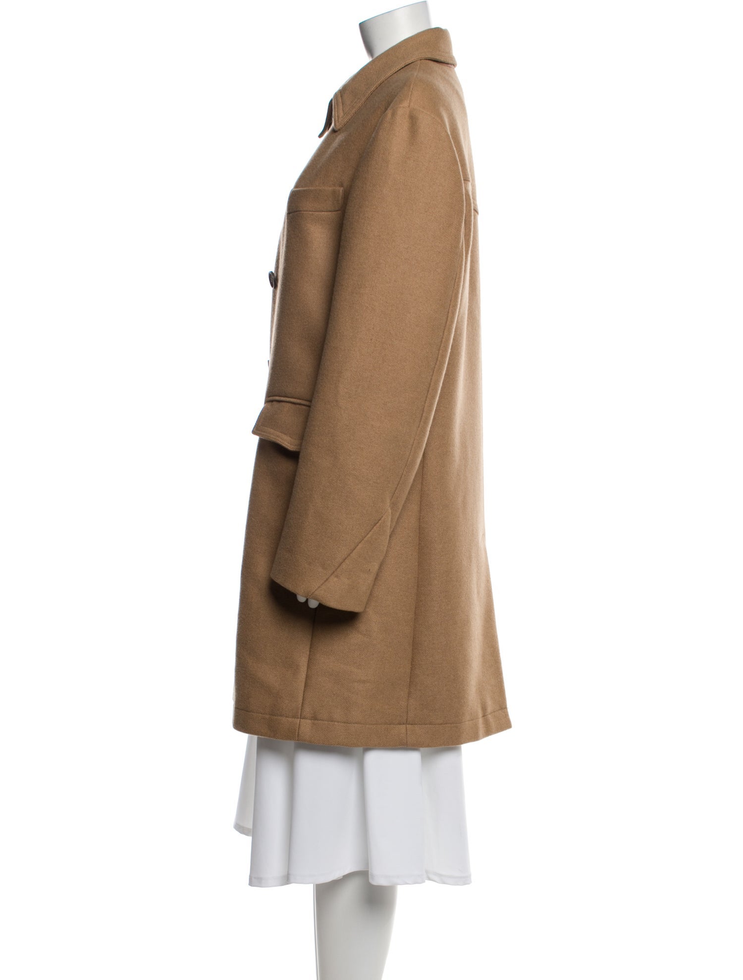 Billy Reid Camel Hair Peacoat