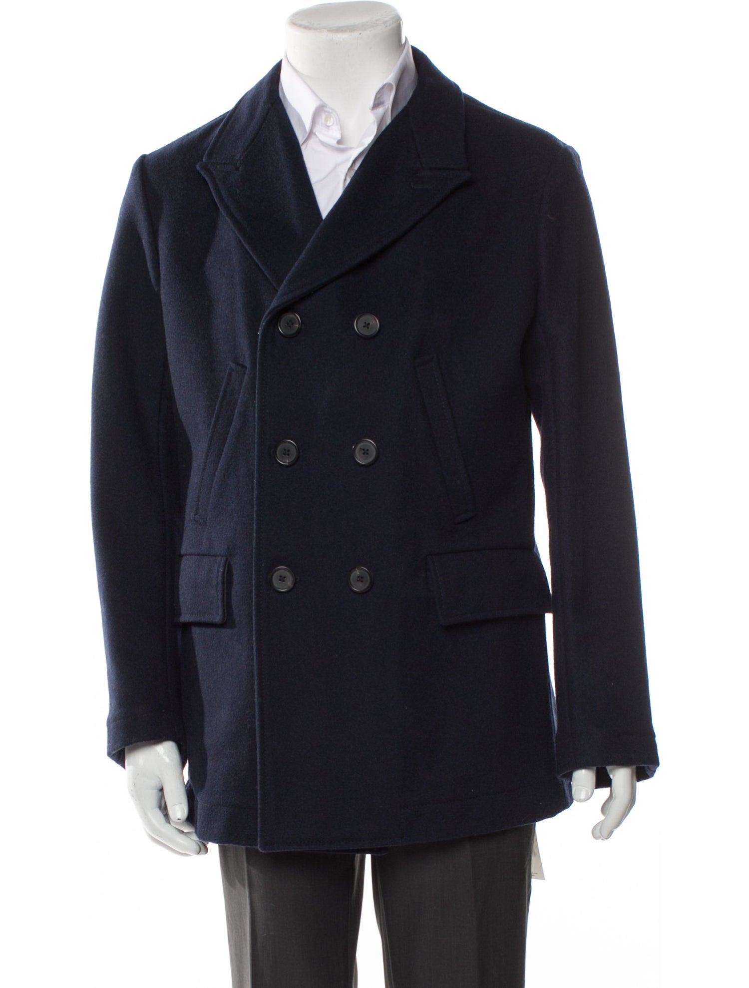 Billy Reid Wool Peacoat