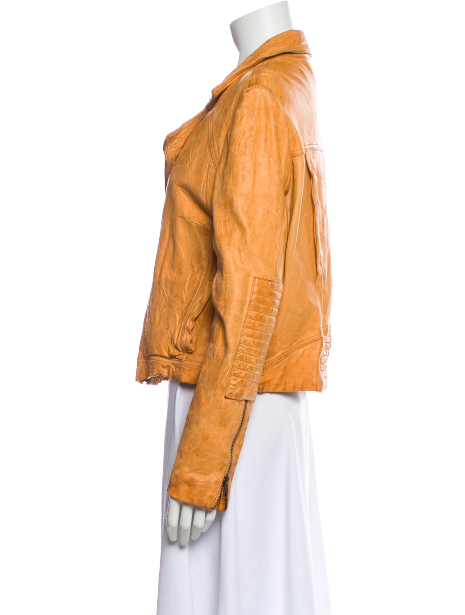 Billy Reid Leather Biker Jacket