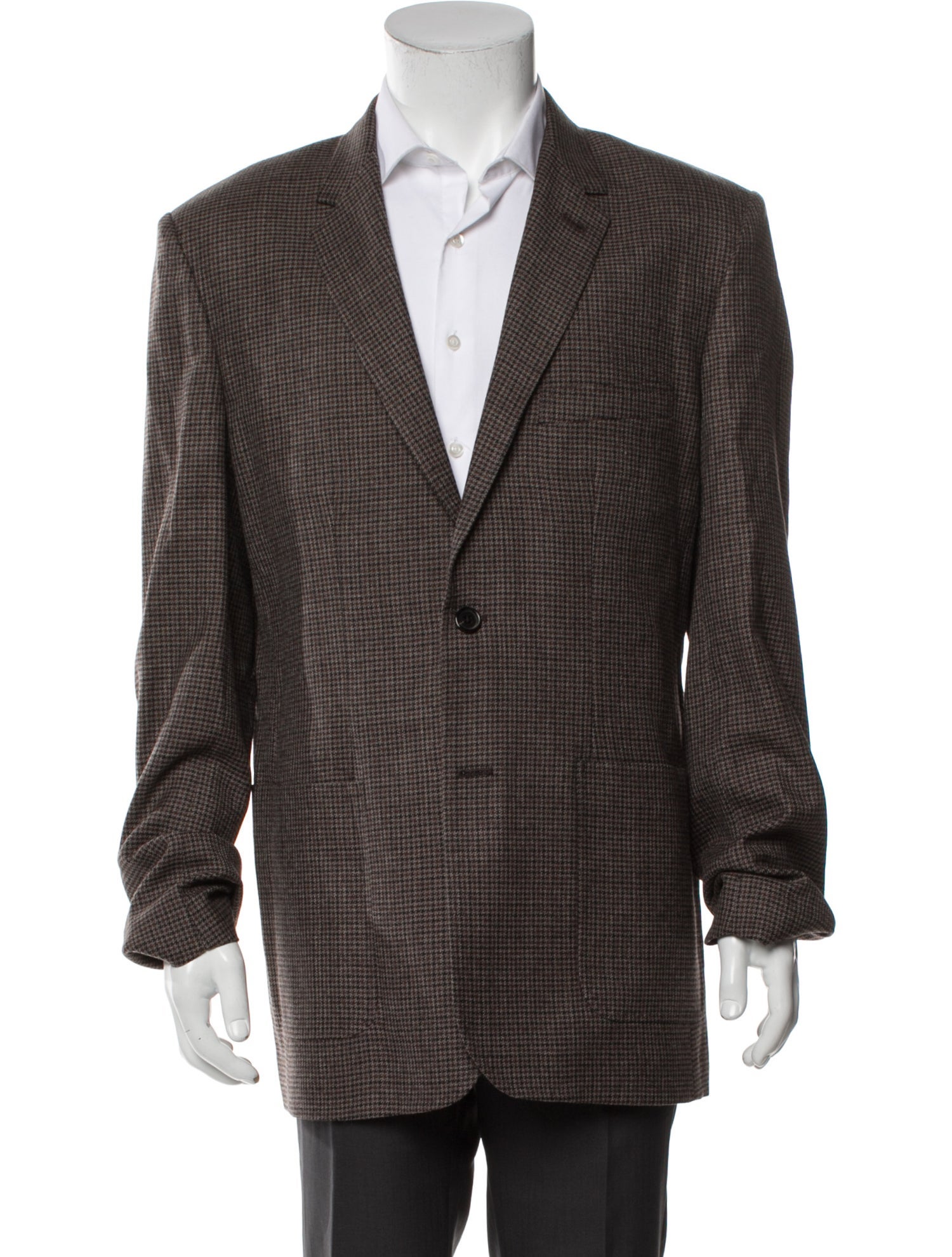 Billy Reid Virgin Wool Plaid Print Suit w/ Tags