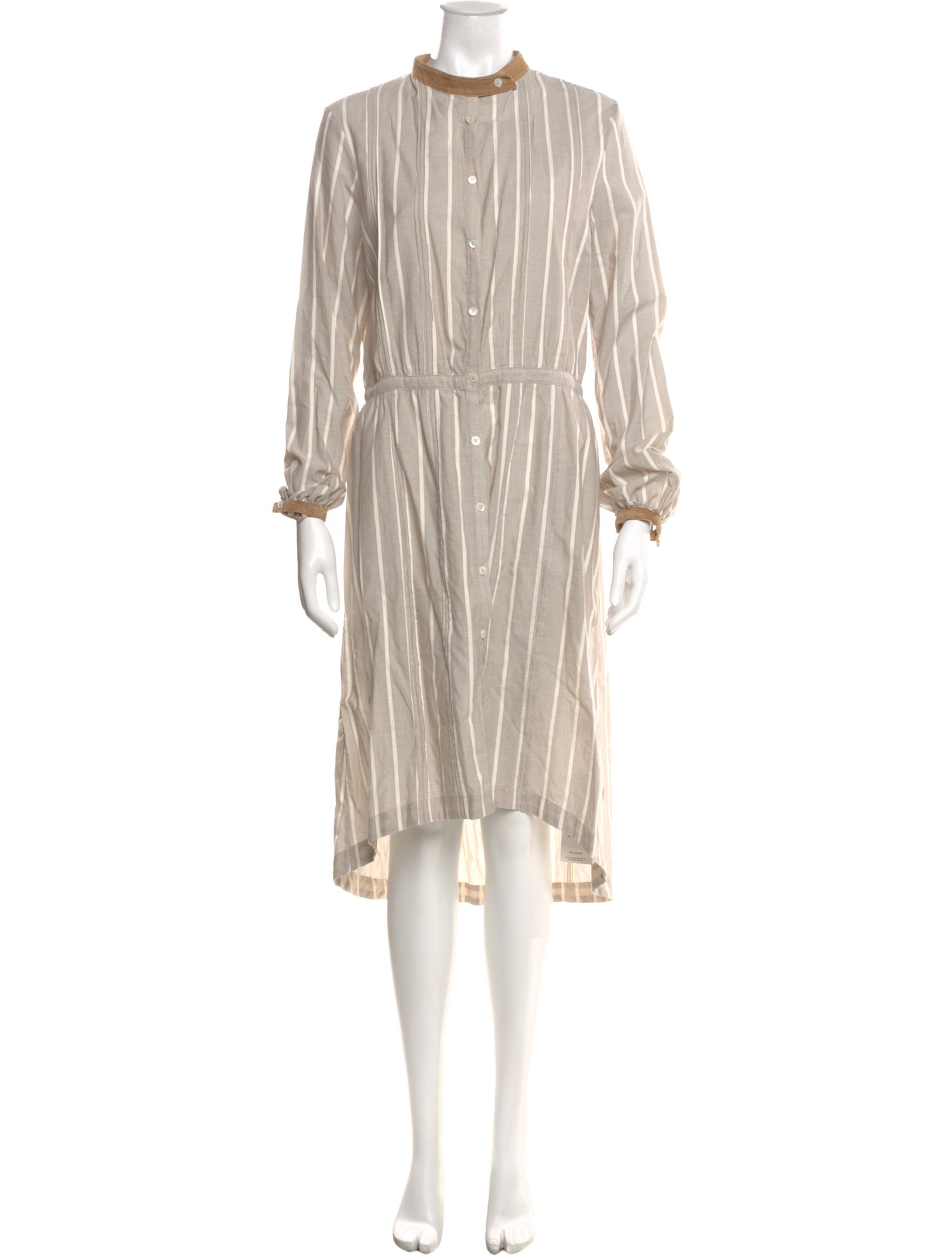 Billy Reid Striped Midi Length Dress