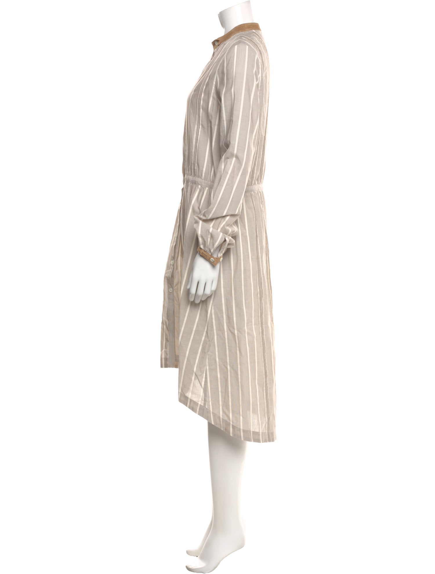 Billy Reid Striped Midi Length Dress
