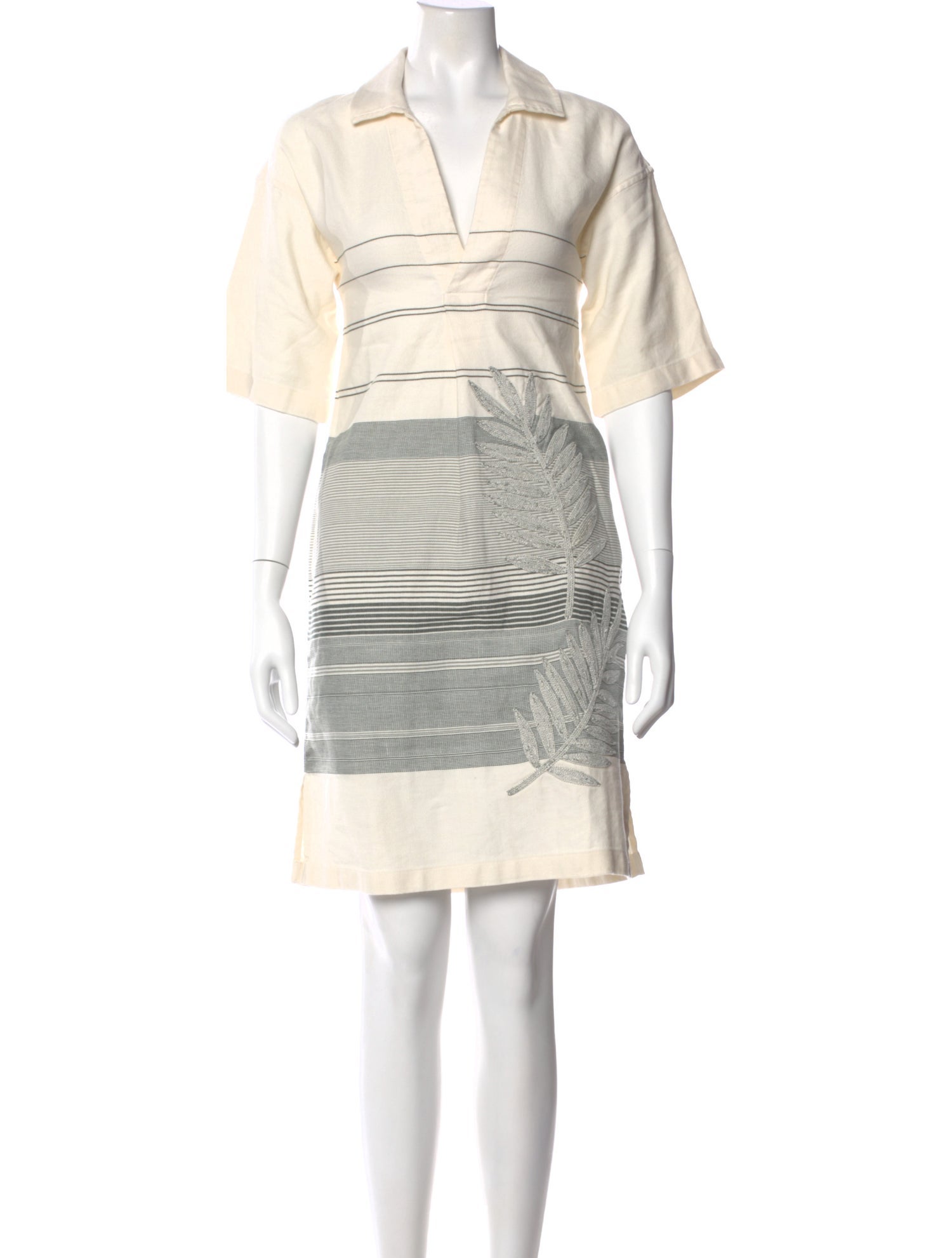 Billy Reid Linen Knee-Length Dress
