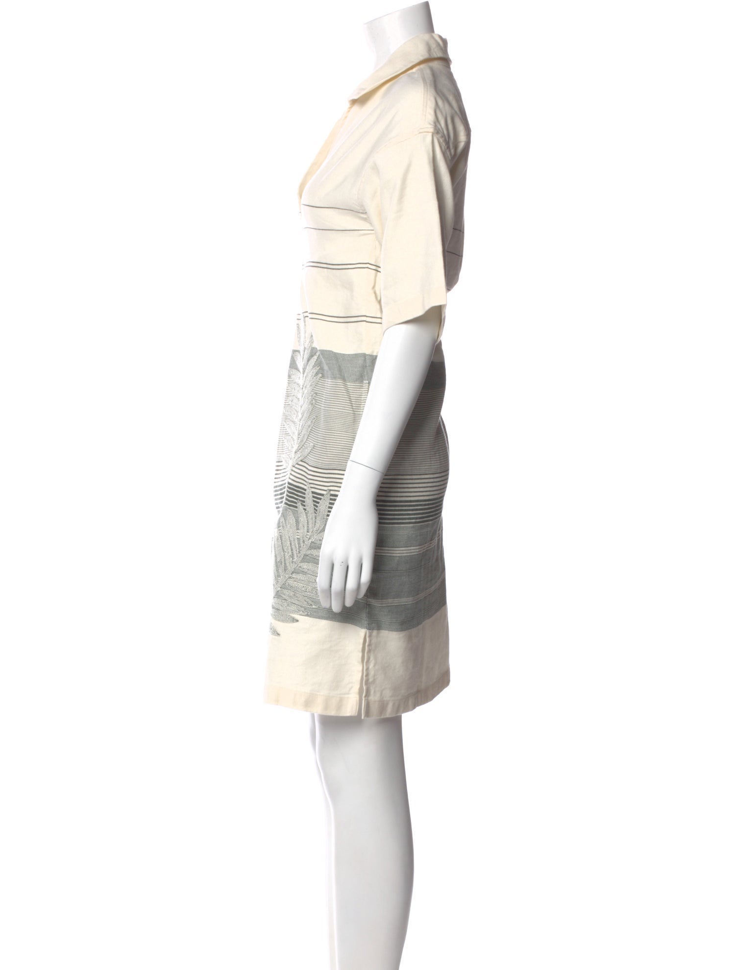 Billy Reid Linen Knee-Length Dress