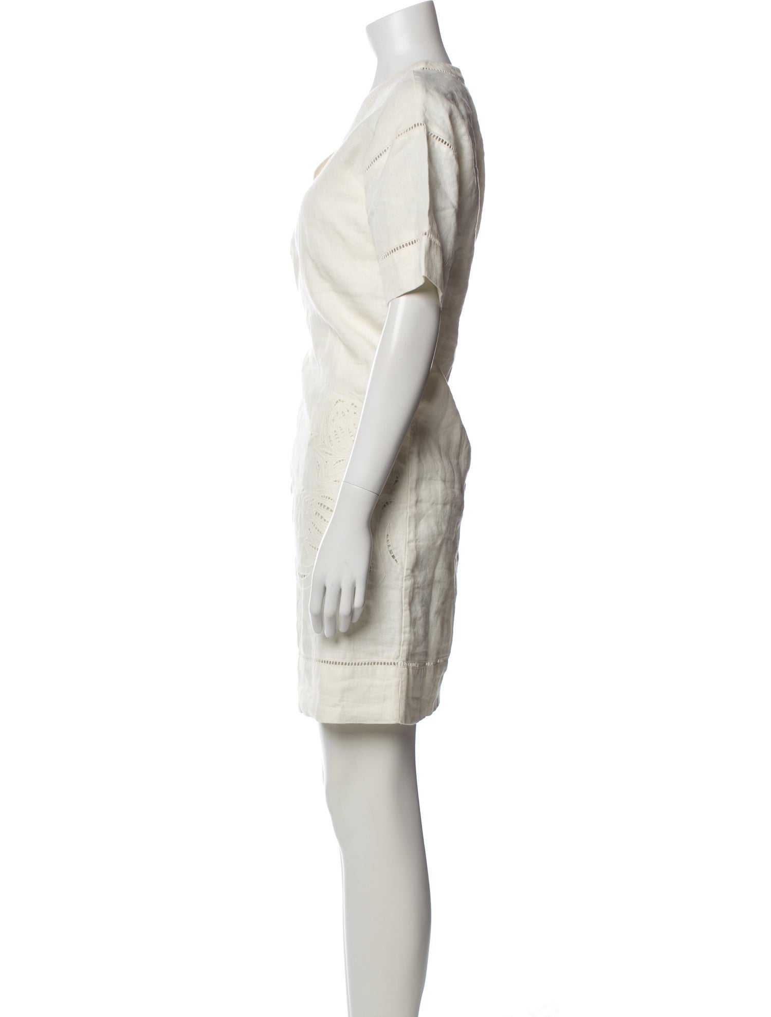 Billy Reid V-Neck Mini Dress