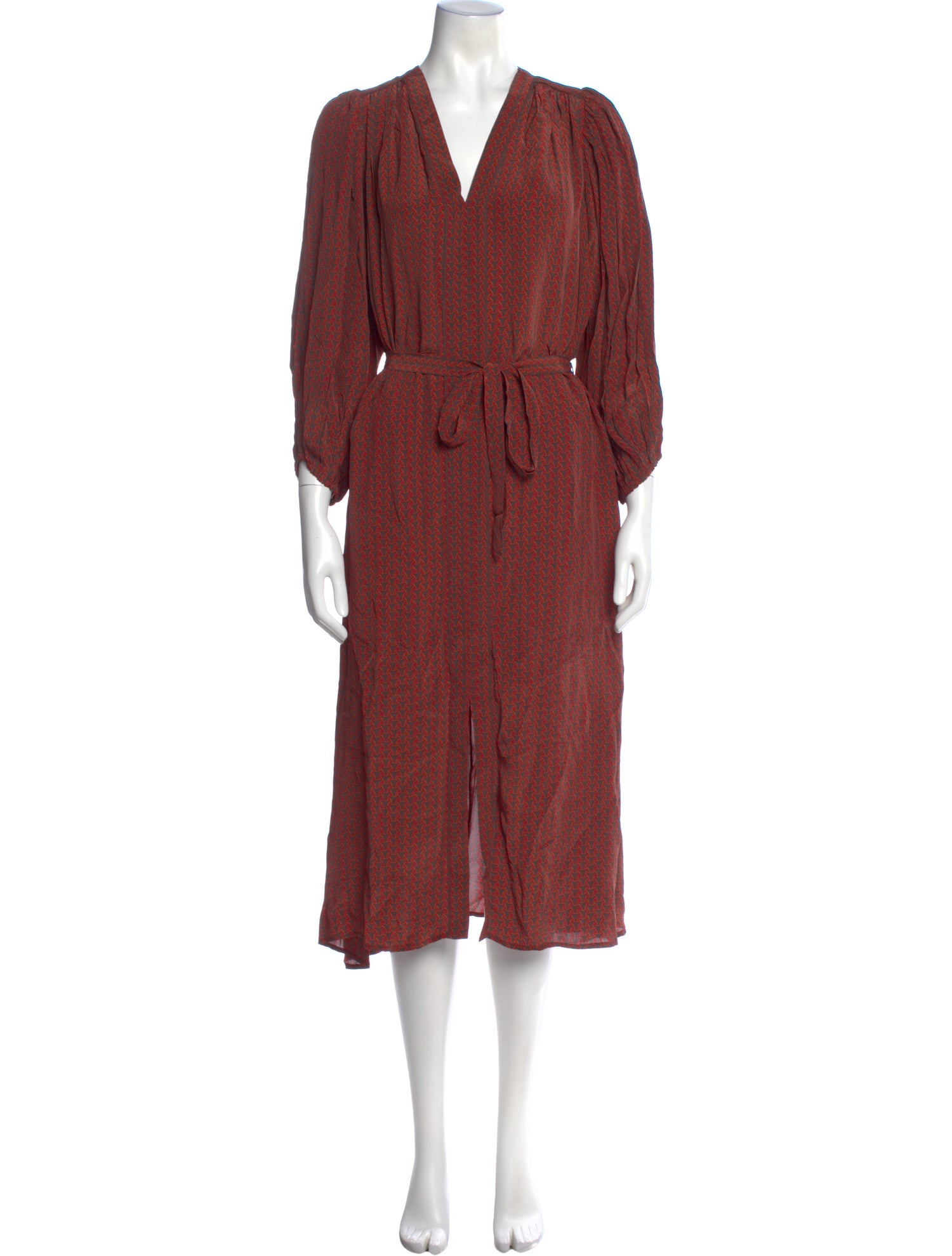 Billy Reid V-Neck Midi Length Dress w/ Tags