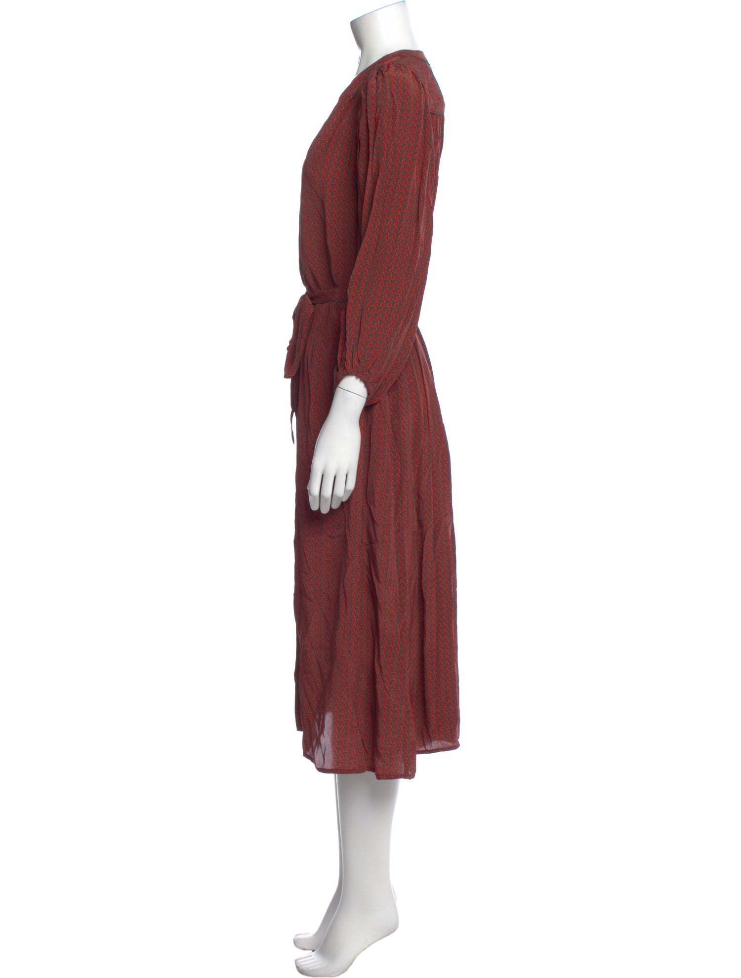 Billy Reid V-Neck Midi Length Dress w/ Tags