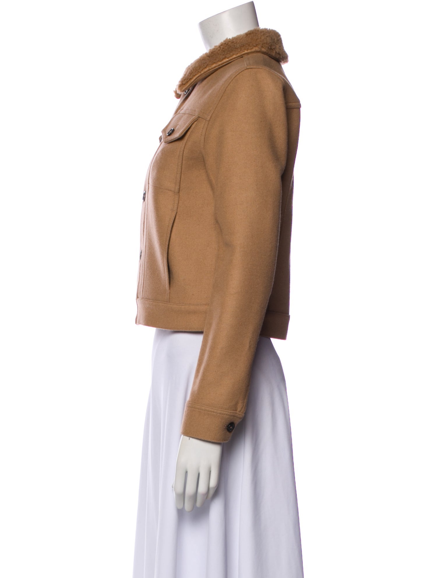 Billy Reid Camel Hair Utility Jacket
